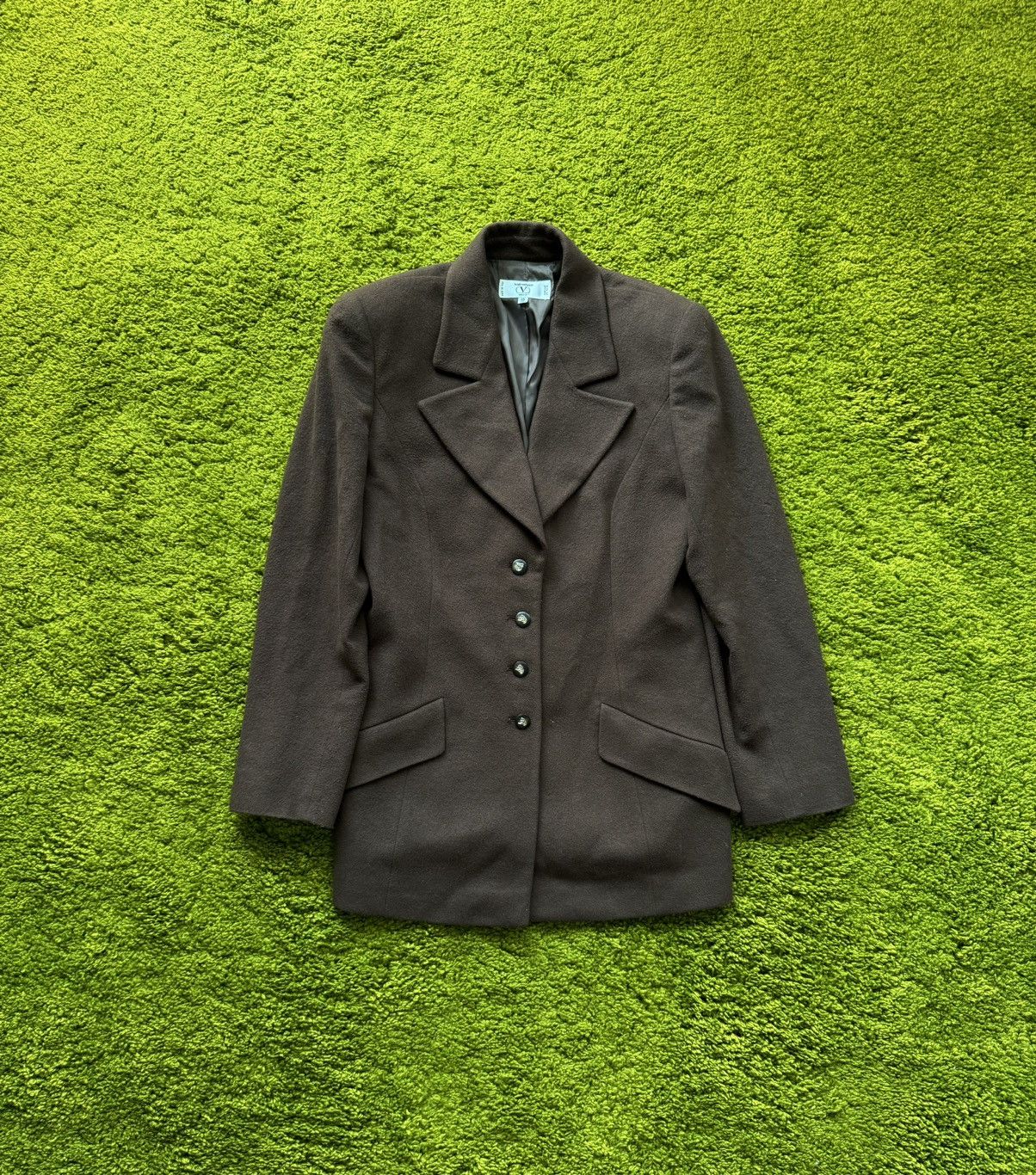 Loro Piana × Valentino Valentino x Loro Piana 100% cashmere blazer Size L / US 10 / IT 46 - 1 Thumbnail