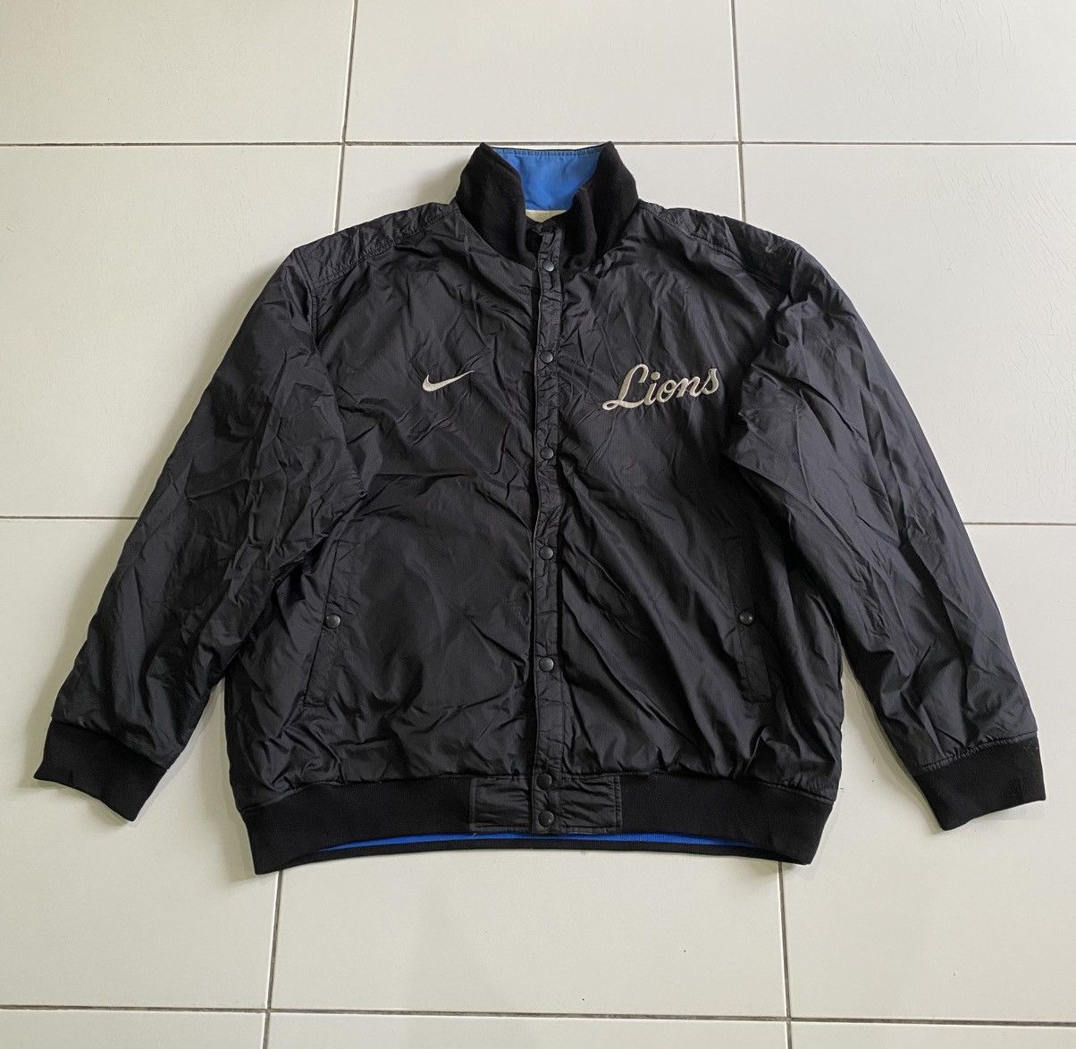 Nike -Riversible - Nike-Lions Nylon Down Jackets Size US XL / EU 56 / 4 - 1 Thumbnail