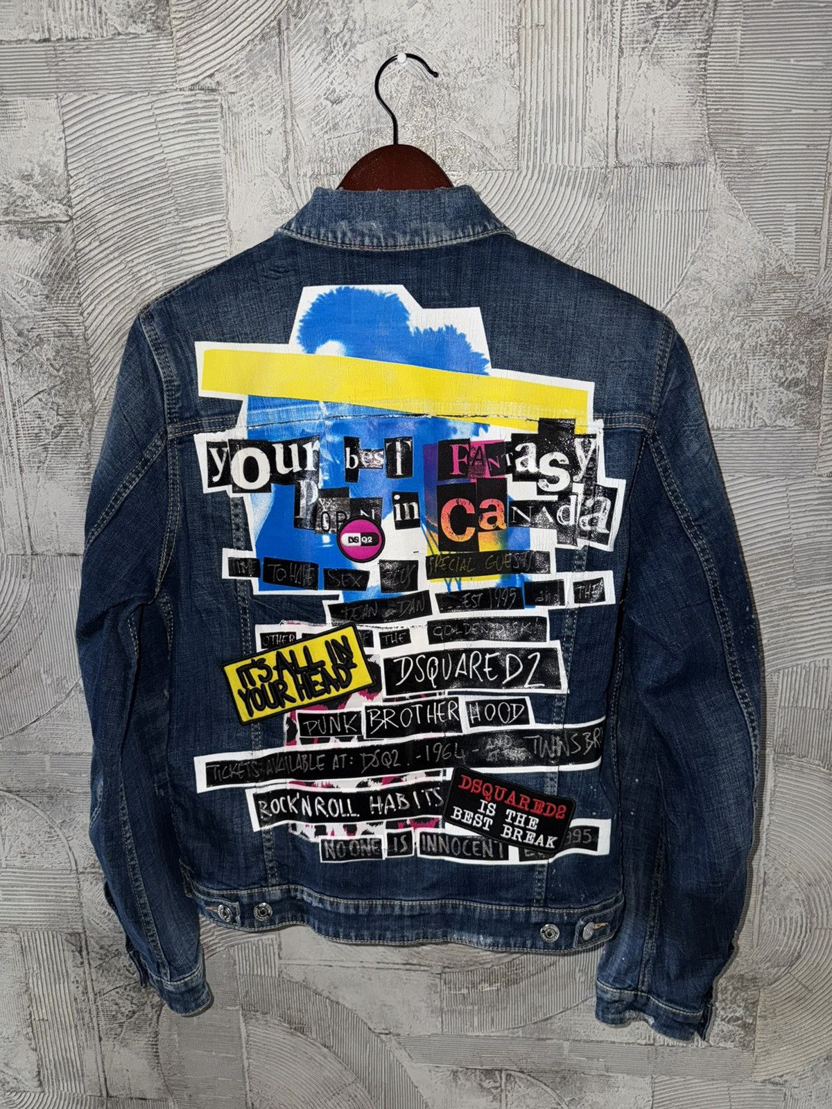 Dsquared2 Dsquared2 distressed jacket multicolor paint Japan 44-46 Size US S / EU 44-46 / 1 - 2 Thumbnail