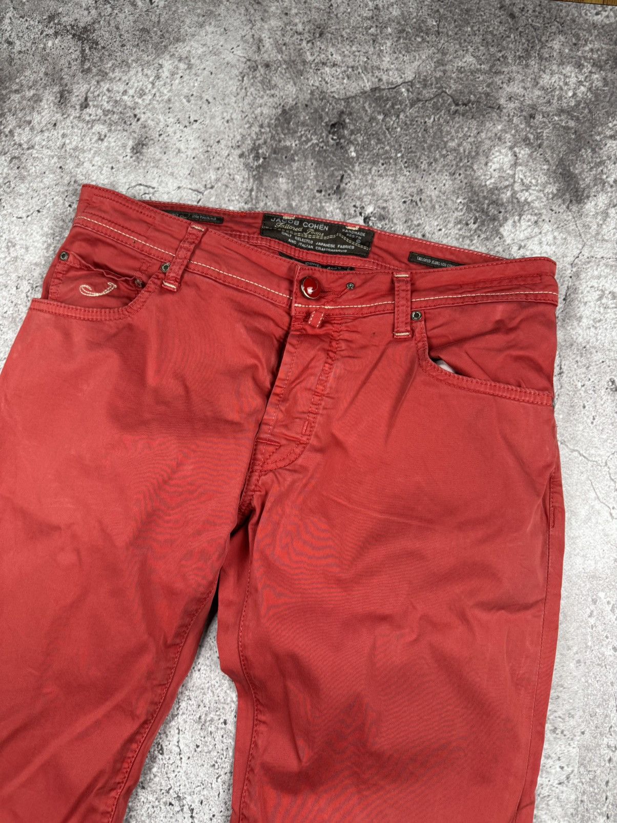 Designer × Jacob Cohen Jacob Cohen Pants red Designer Italy Luxury Size US 34 / EU 50 - 2 Thumbnail