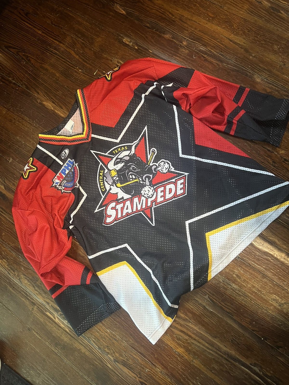 Vintage Vintage 90s Central Texas Stampede Hockey Jersey XL Size US XL / EU 56 / 4 - 1 Thumbnail
