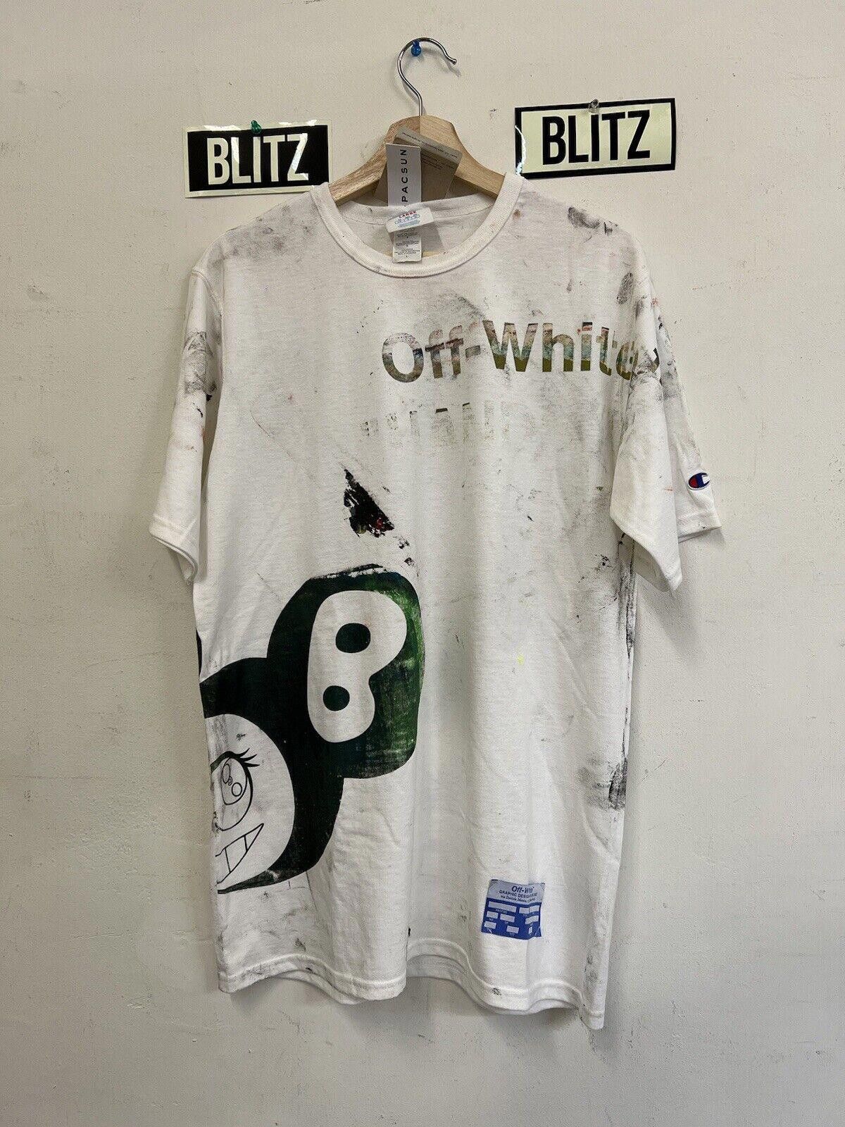 Off-White Off White Complex Con Workshop Exercise Takashi Murakami Tee Size US L / EU 52-54 / 3 - 4 Thumbnail