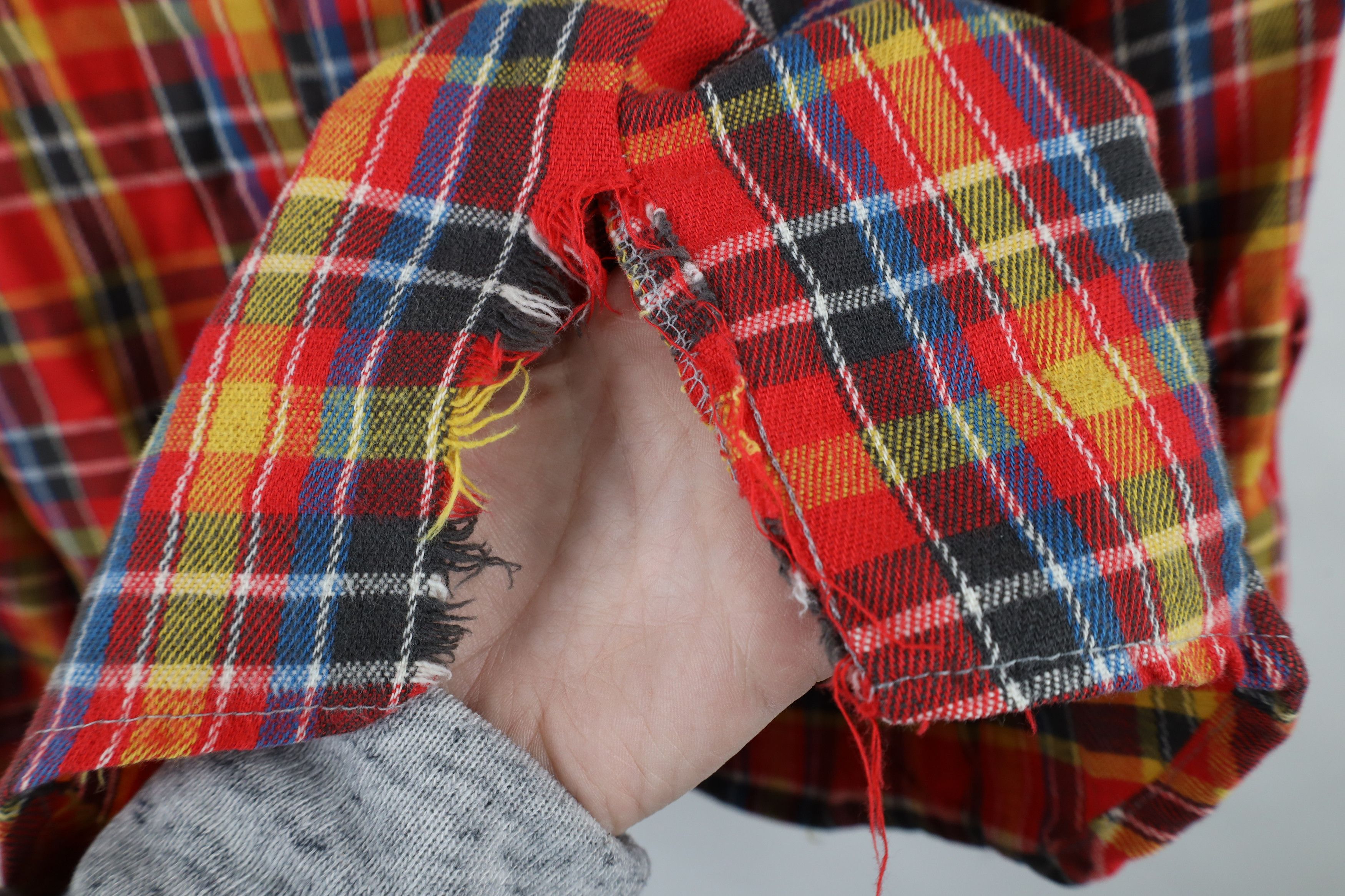 Vintage Vintage 70s Streetwear Collared Button Shirt Plaid USA Size US M / EU 48-50 / 2 - 6 Thumbnail