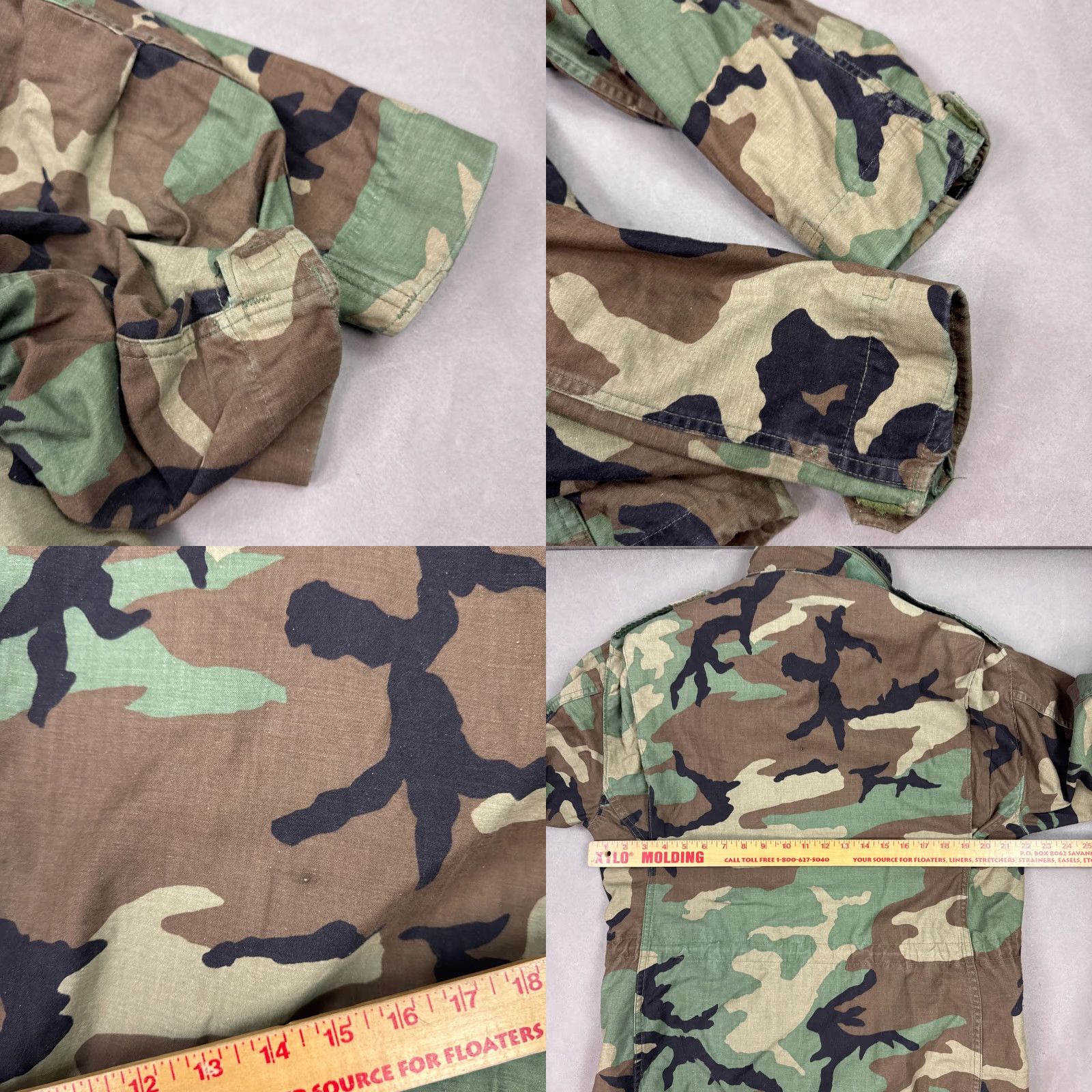 Vintage VINTAGE US ARMY JACKET Men M65 Coat Camouflage Green 80s Cold Weather Hooded Full Zip Lined Insulated Pockets All Seasons Regular Size M 44 in Mens Size US M / EU 48-50 / 2 - 8 Thumbnail
