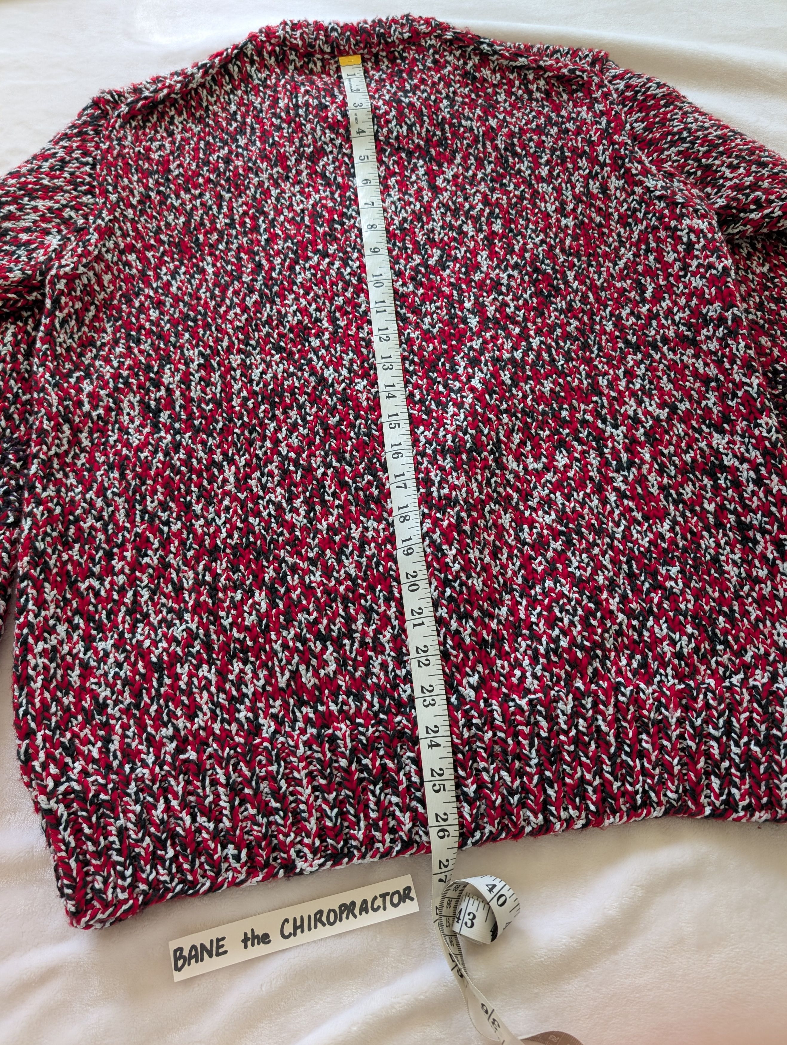 Maison Margiela New! $1680 Artisanal SS22 Wool-blend Hand Knit Red Sweater Size US M / EU 48-50 / 2 - 13 Thumbnail