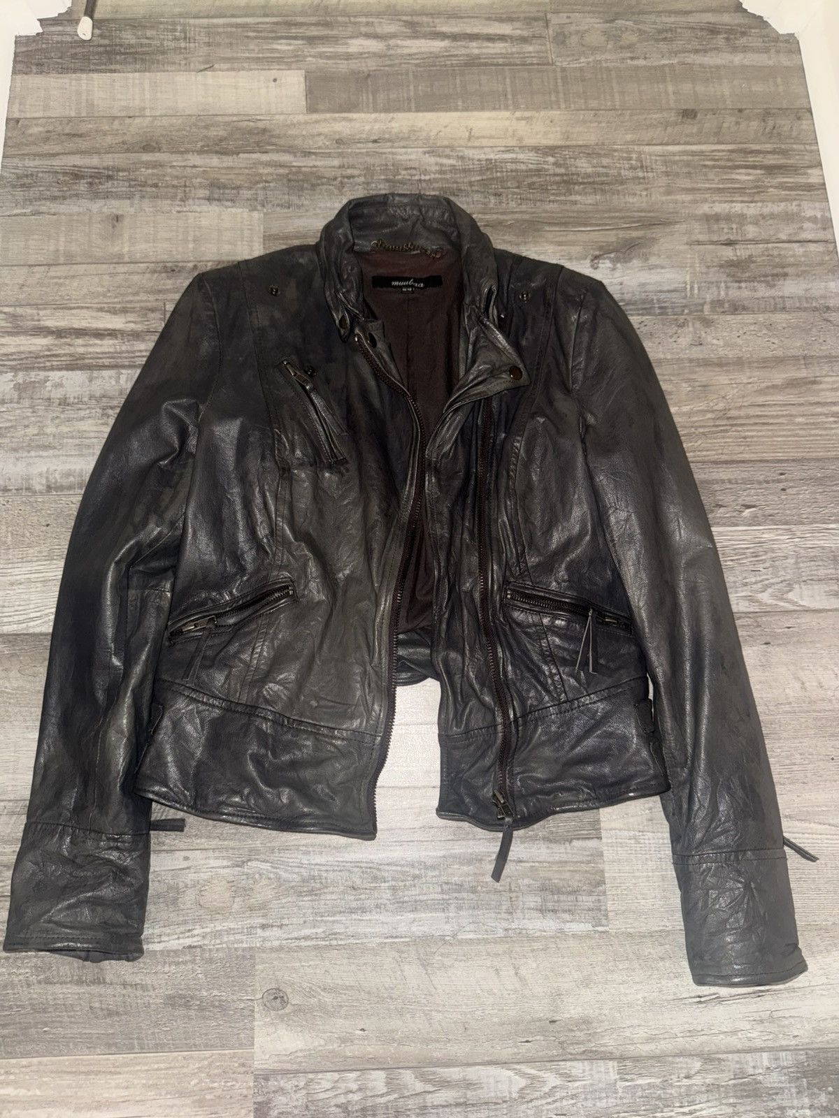 Muubaa Muubaa Goat Skin Leather Jacket Size S / US 4 / IT 40 - 1 Thumbnail