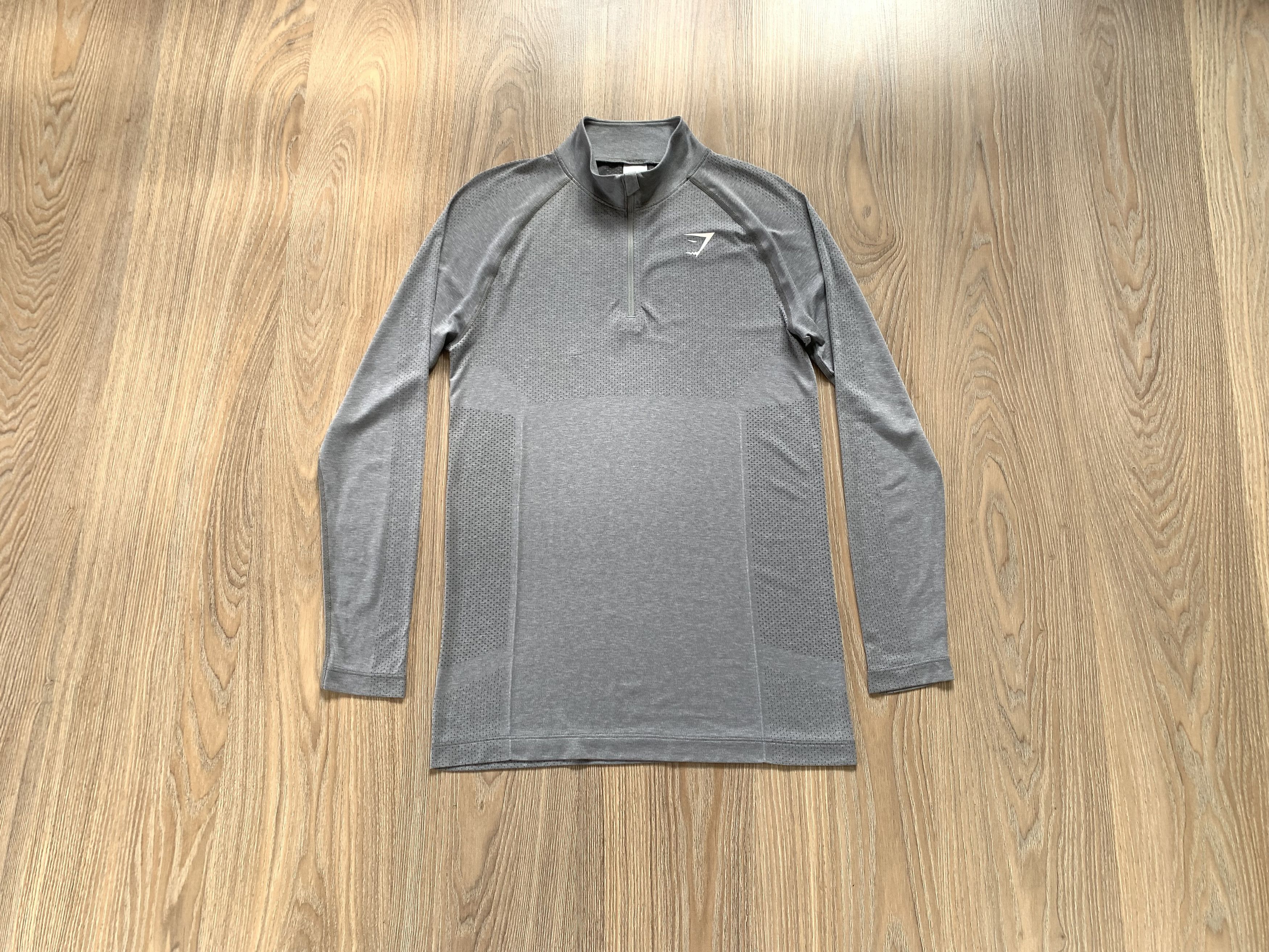 Gymshark Gymshark Grey Training Long Sleeve 1/4 Zip Size US S / EU 44-46 / 1 - 1 Thumbnail