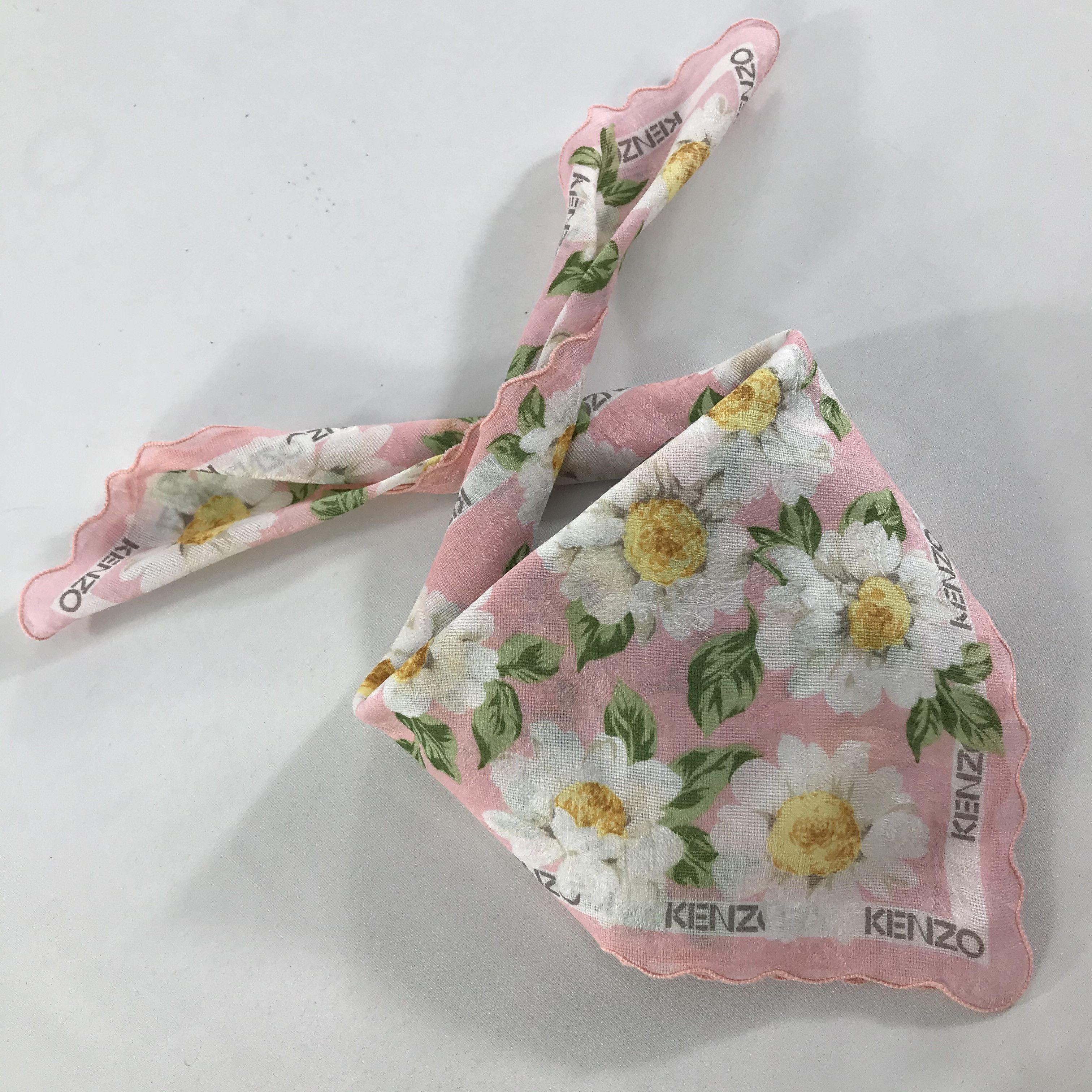 Kenzo × Vintage Kenzo Bandana / Handkerchief / Neckerchief - S1304 Size ONE SIZE - 4 Thumbnail