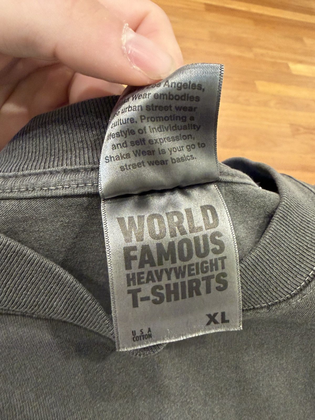 Saint Vanity Saint Vanity Stable Tee Washed Grey Size US XL / EU 56 / 4 - 3 Thumbnail
