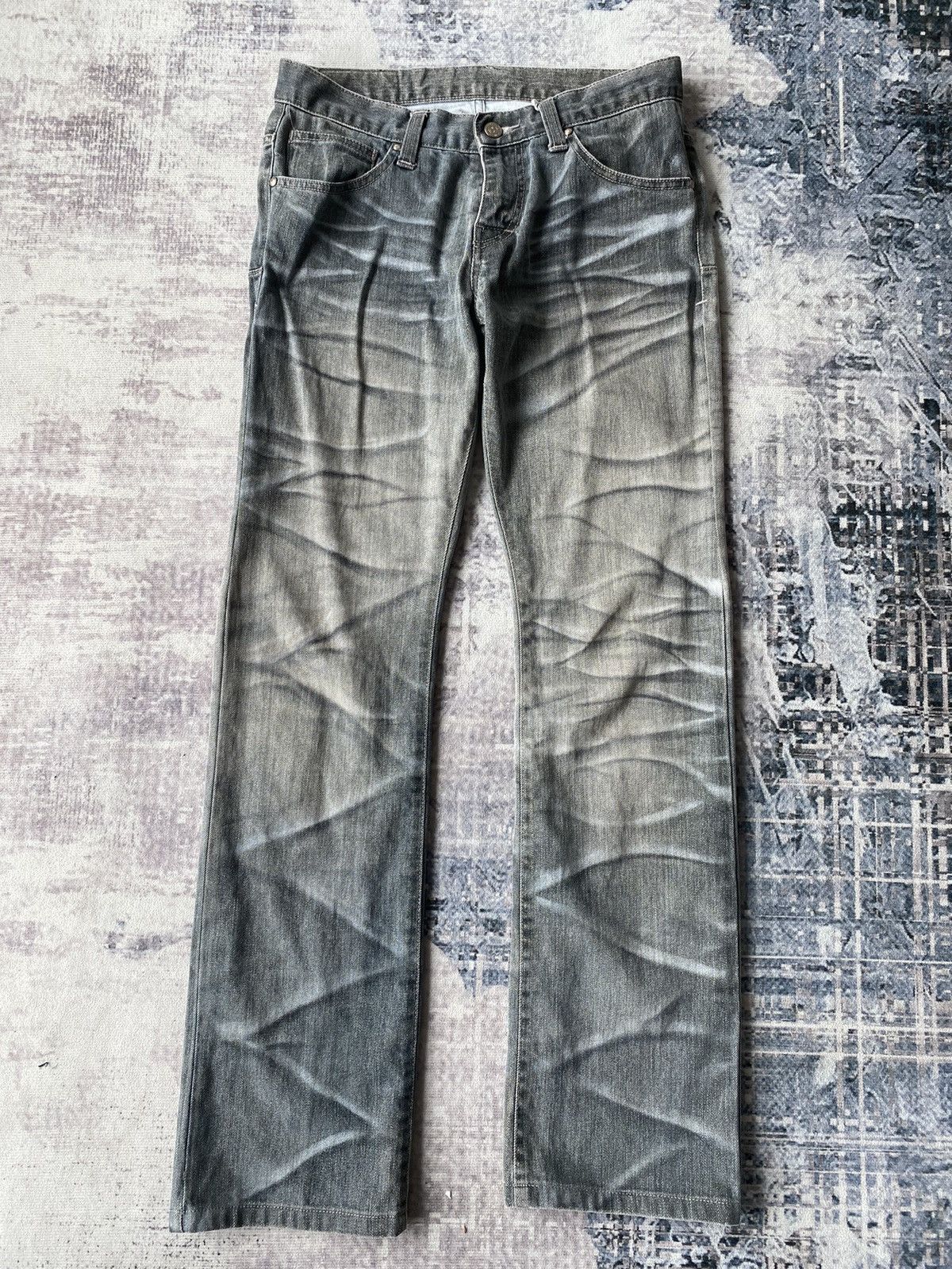 If Six Was Nine × Japanese Brand × Tornado Mart TORNADO MART BLEACH JEANS Size US 30 / EU 46 - 1 Thumbnail
