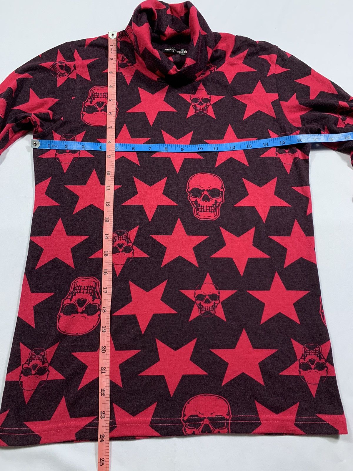 If Six Was Nine JAPANESE PUNK ROCK GRUNGE SKULL STAR LONG SLEVEE Size US M / EU 48-50 / 2 - 7 Thumbnail