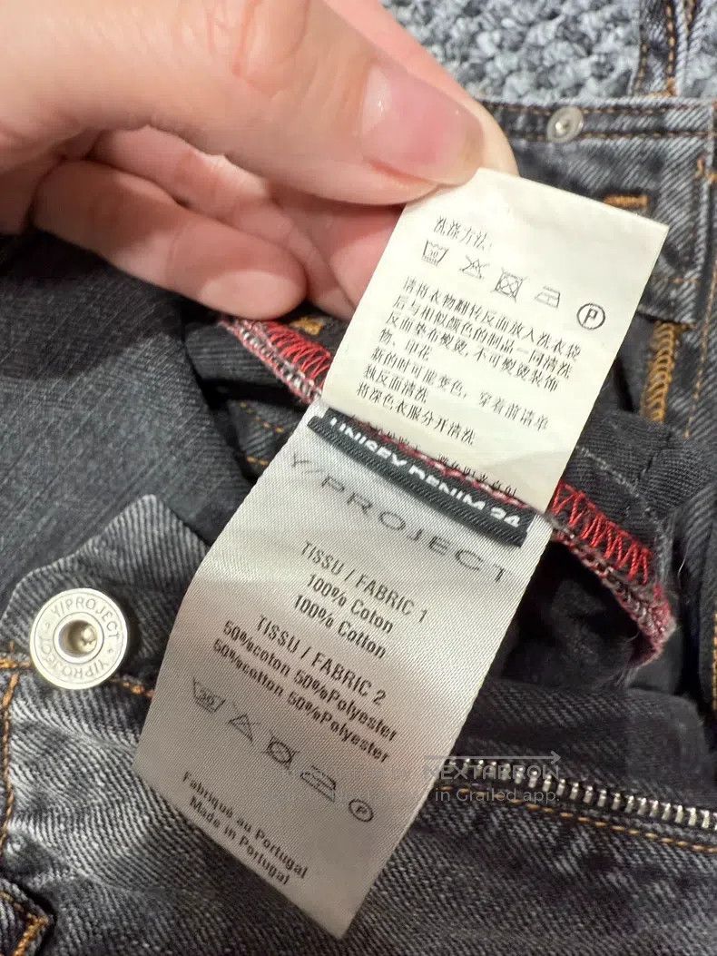 Y/Project Y/PROJECT Size 24 Belt jeans Size US 26 / EU 42 - 4 Thumbnail