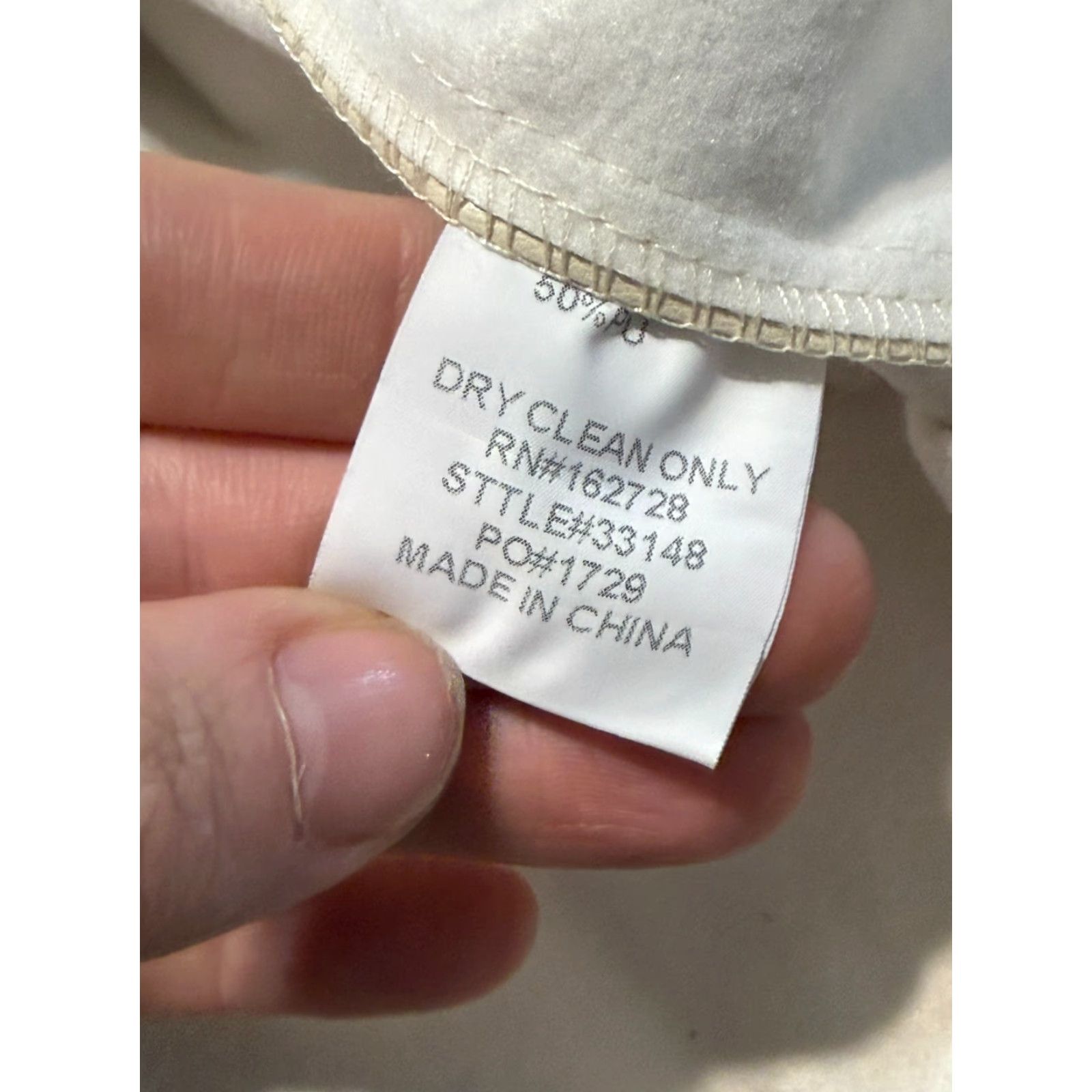 Vintage Voy Dress Women's Large White Puff Sleeve Peplum Dress Style Short Solid Casual Party Cocktail Spring Summer Fall Mens? Size L / US 10 / IT 46 - 6 Thumbnail