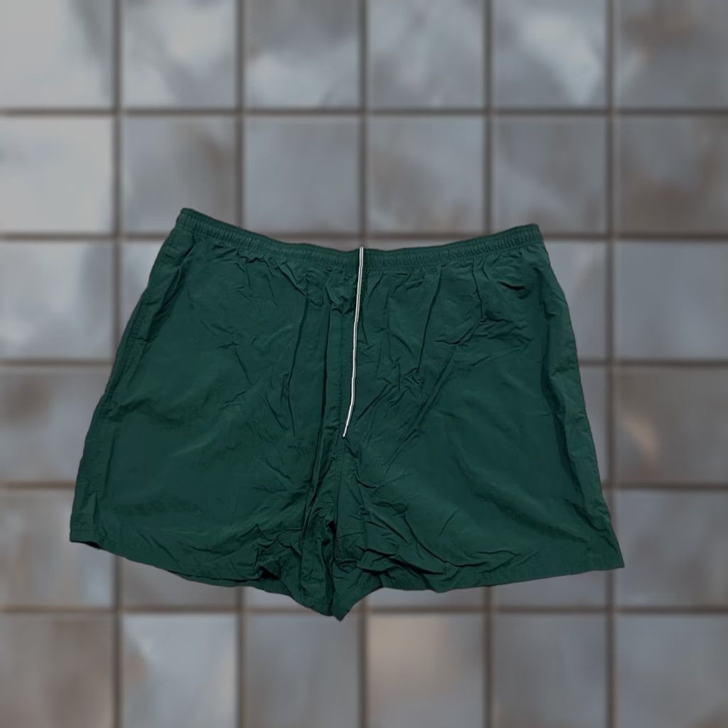 Vintage VINTAGE Wave Zone Green Men’s Swim Bottom Shorts 3X 90s Big & Tall Summer Mens Size US 39 - 1 Thumbnail