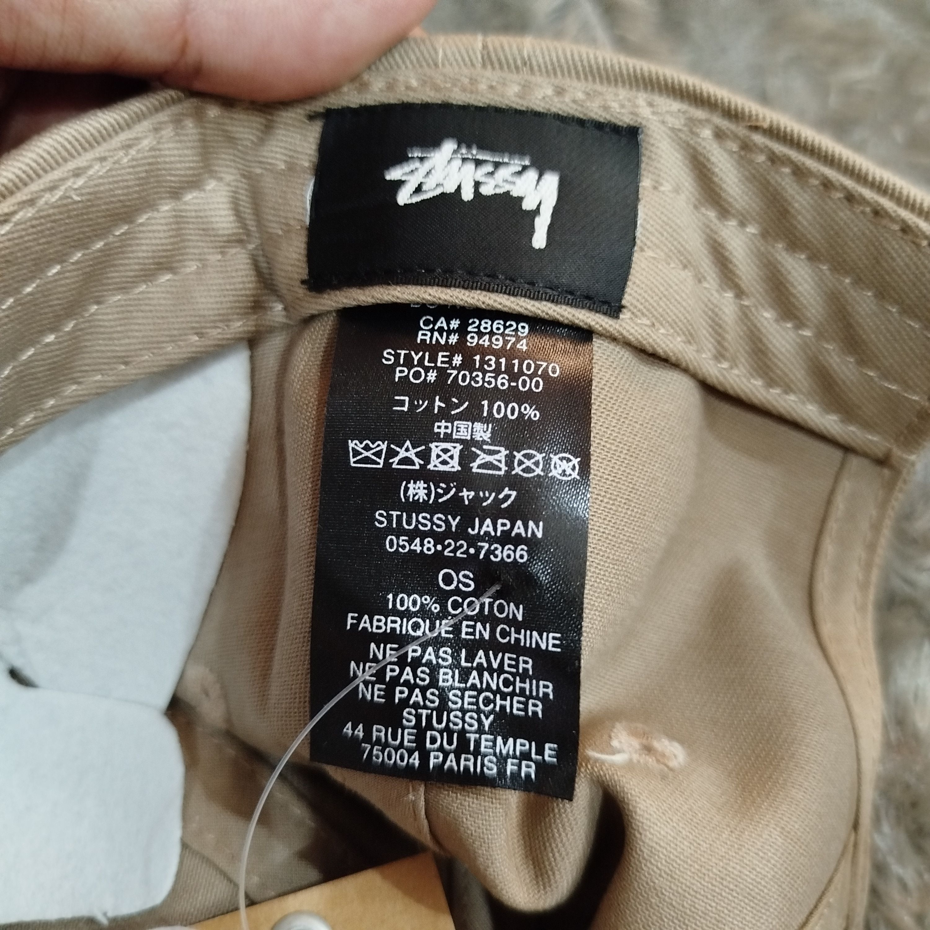 Stussy STUSSY BASIC STOCK LOW PRO CAP Size ONE SIZE - 4 Thumbnail