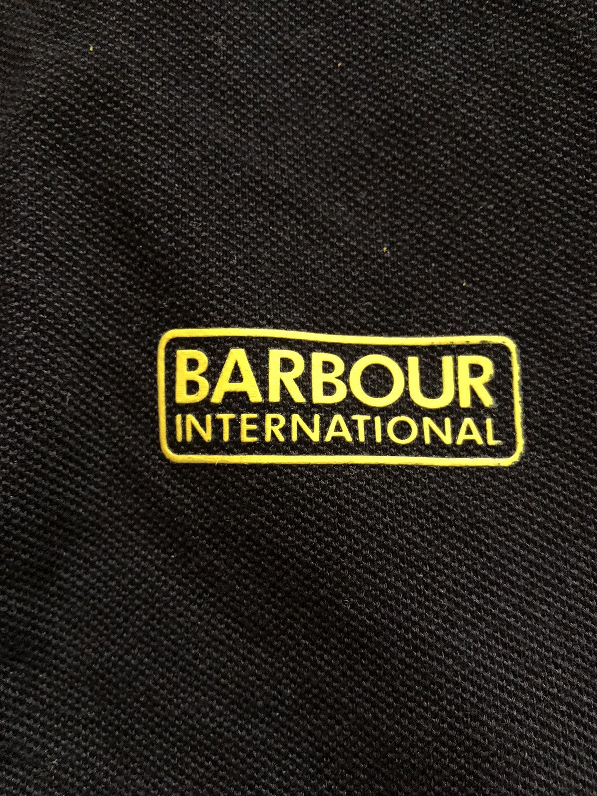 Barbour VINTAGE BARBOUR DESIGNER BLACK POLO SHIRT Size US M / EU 48-50 / 2 - 2 Thumbnail
