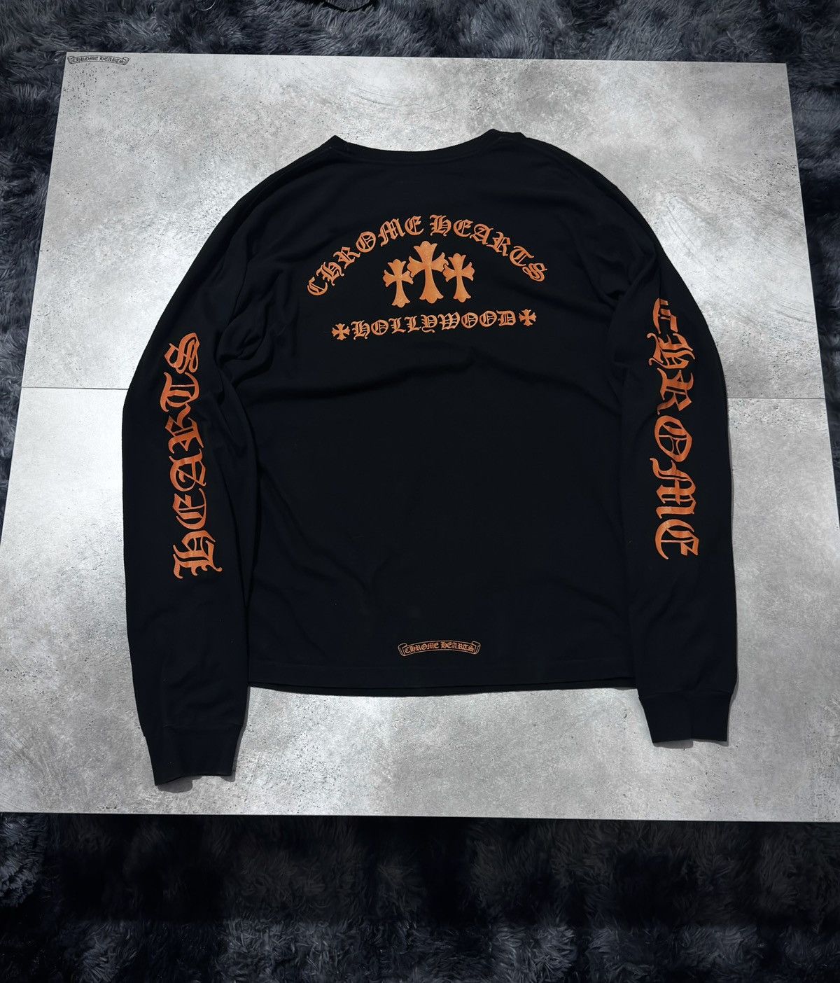 Chrome Hearts chrome hearts orange triple cross longsleeve Size US XL / EU 56 / 4 - 1 Thumbnail