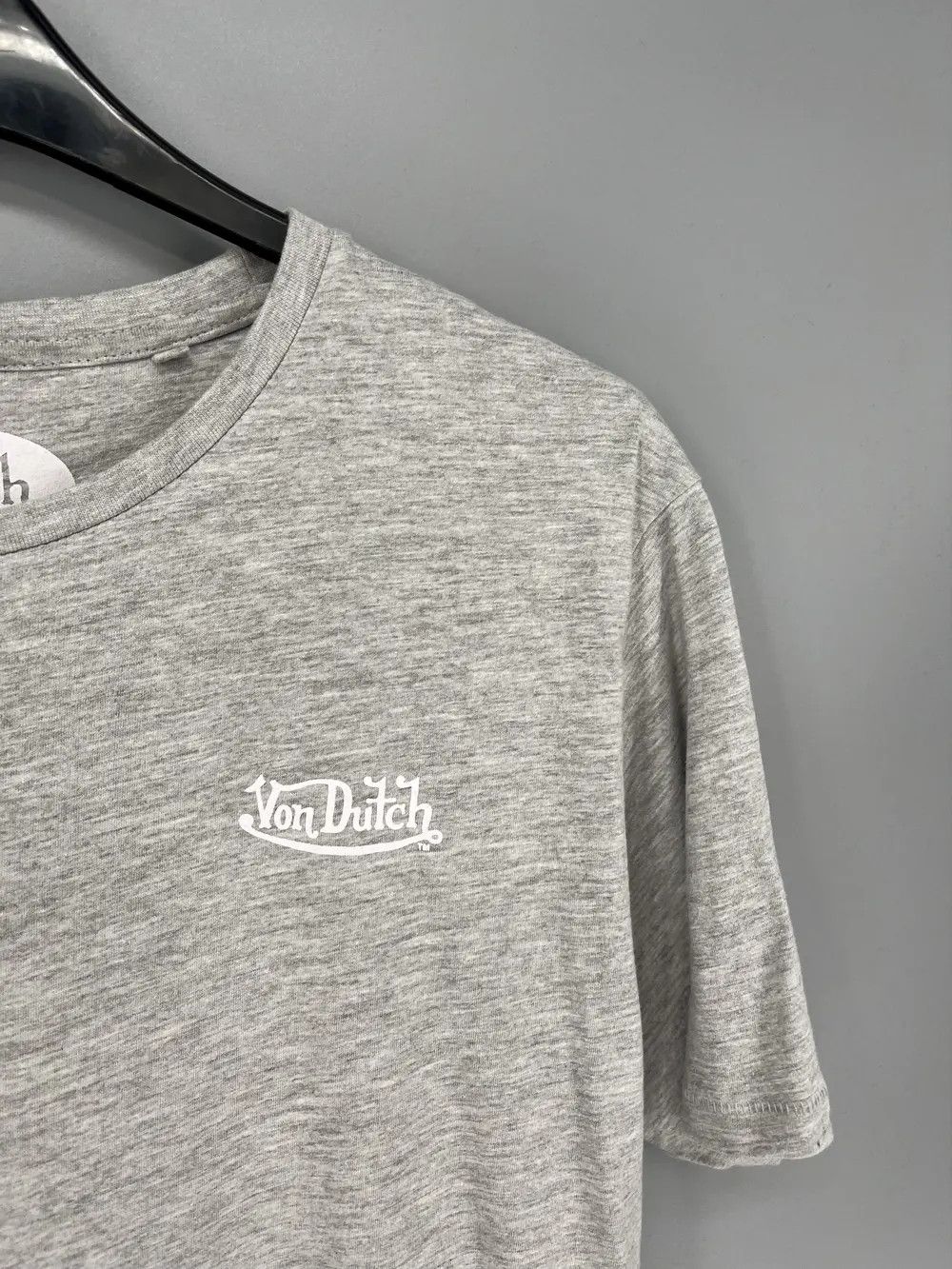 Other Vintage Von Dutch Y2K Mini Logo Grey T-Shirt Size US XL / EU 56 / 4 - 6 Thumbnail
