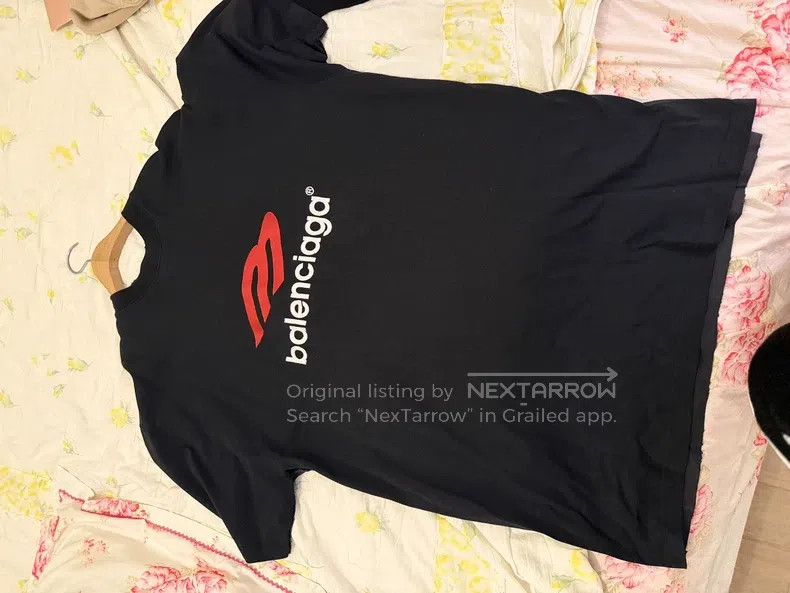 Balenciaga Balenciaga 3B embroidery letter tape logo short-sleeve T-s Size US S / EU 44-46 / 1 - 5 Thumbnail