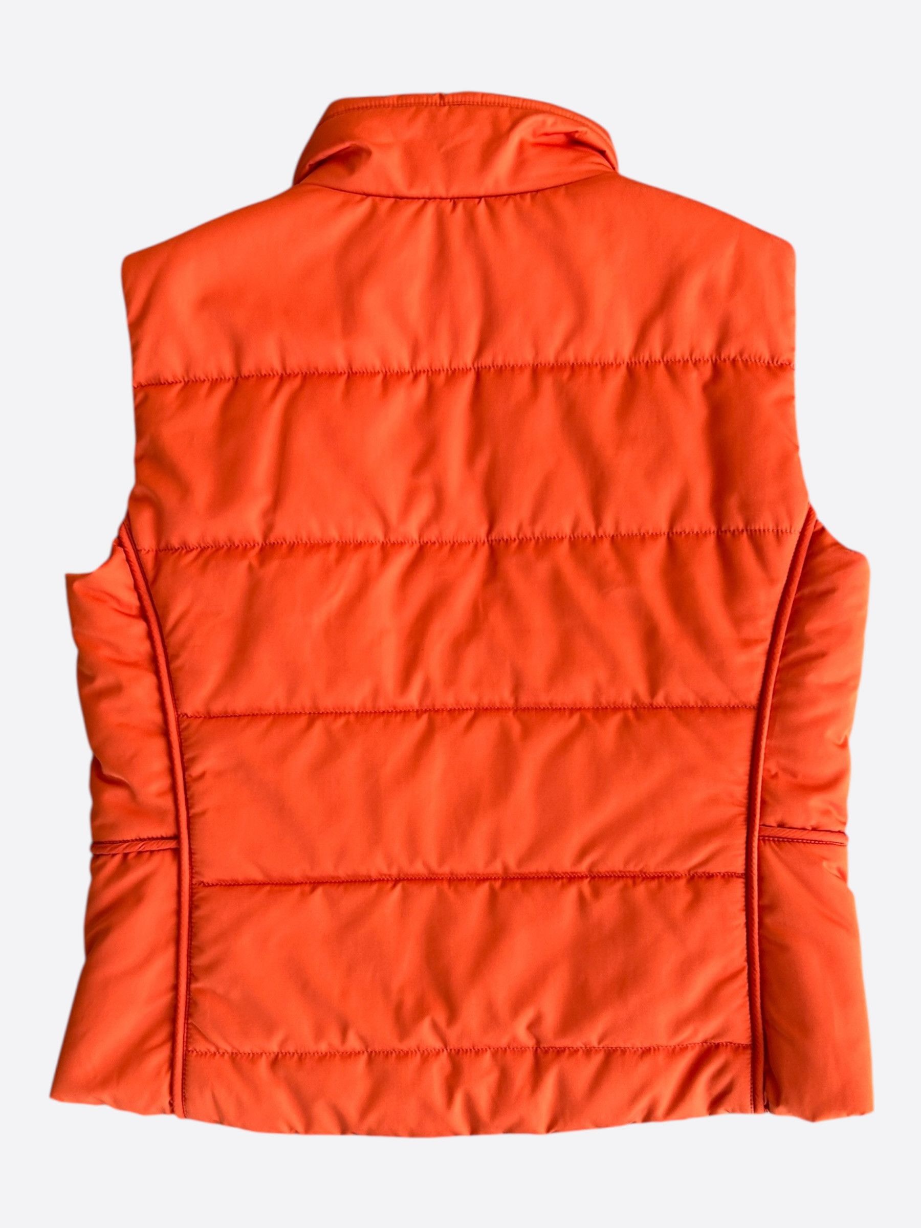 Hermes Hermes Orange Women's Jockey Vest Size M / US 6-8 / IT 42-44 - 2 Thumbnail