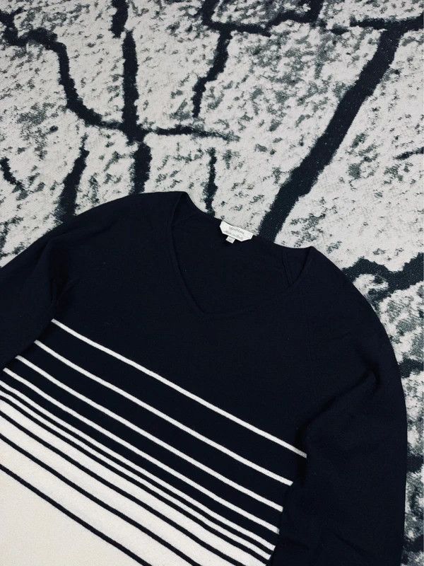 Other Max Mara sweater navy blue white striped viscose M Size US M / EU 48-50 / 2 - 4 Thumbnail