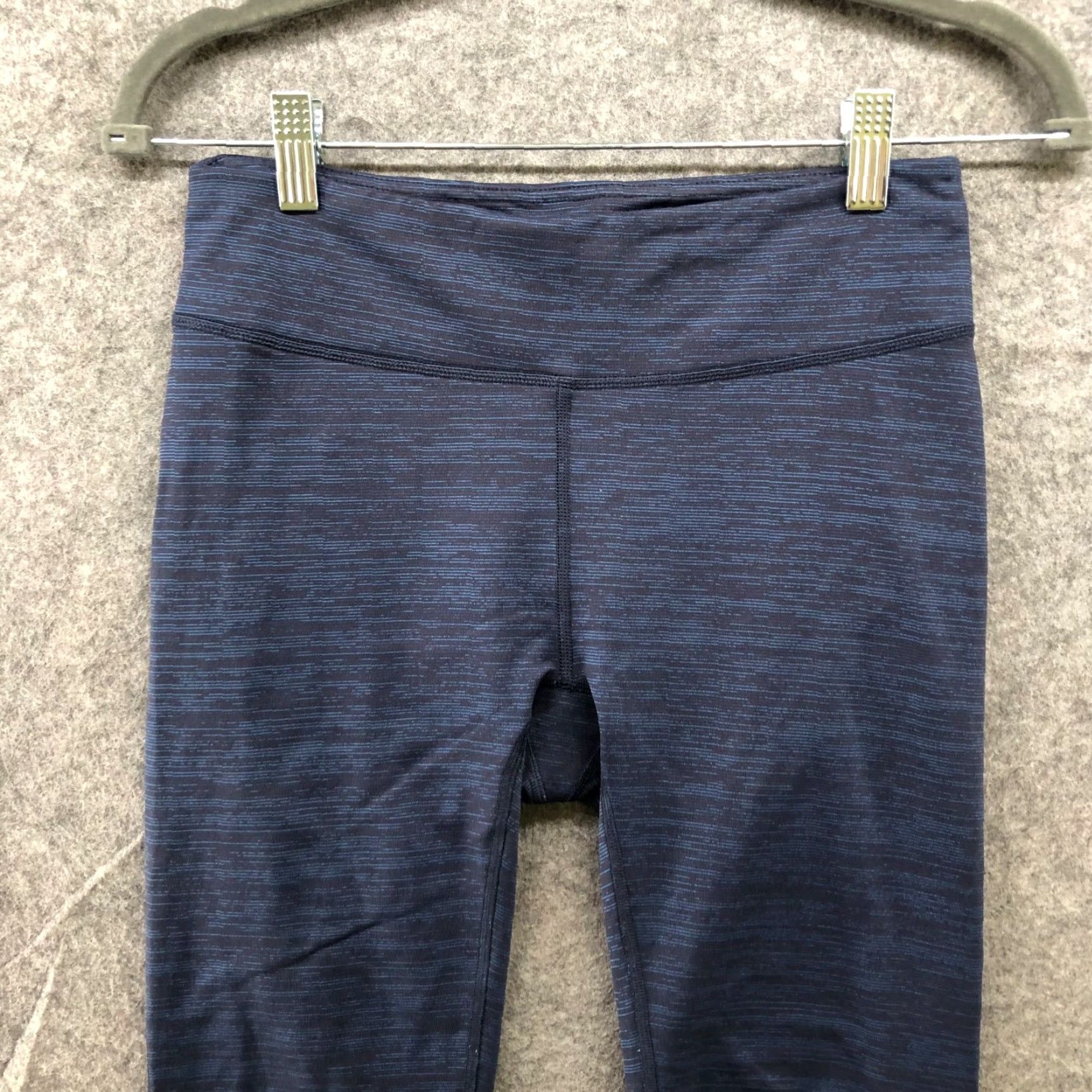 Outdoor Voices VINTAGE Outdoor Voices Leggings Womens M Cropped Space Blue Yoga Gym Size 32" / US 10 / IT 46 - 3 Thumbnail