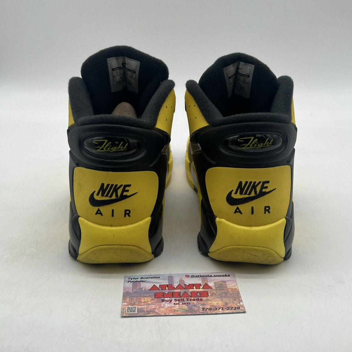 Nike Air up 14 black yellow strike Size US 9 / EU 42 - 3 Thumbnail