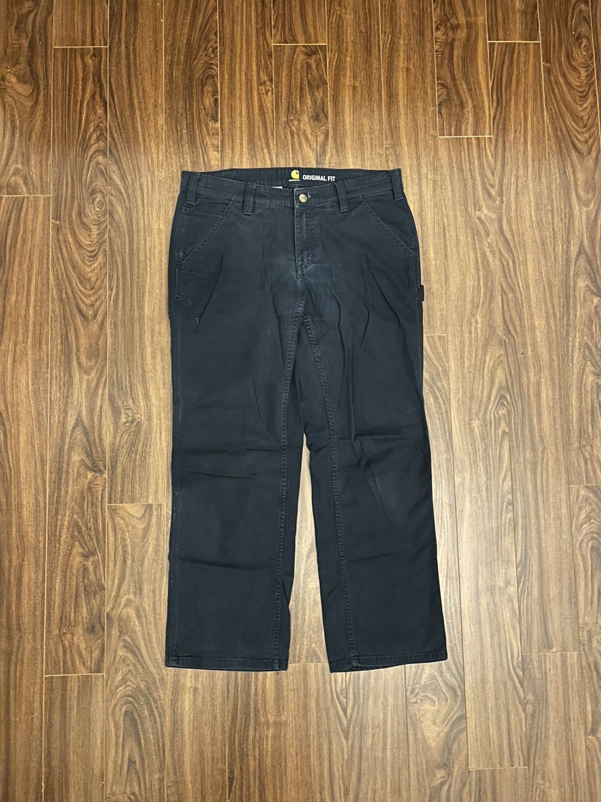Carhartt Vintage Carhartt Canvas Carpenter Pants Size US 33 - 1 Thumbnail