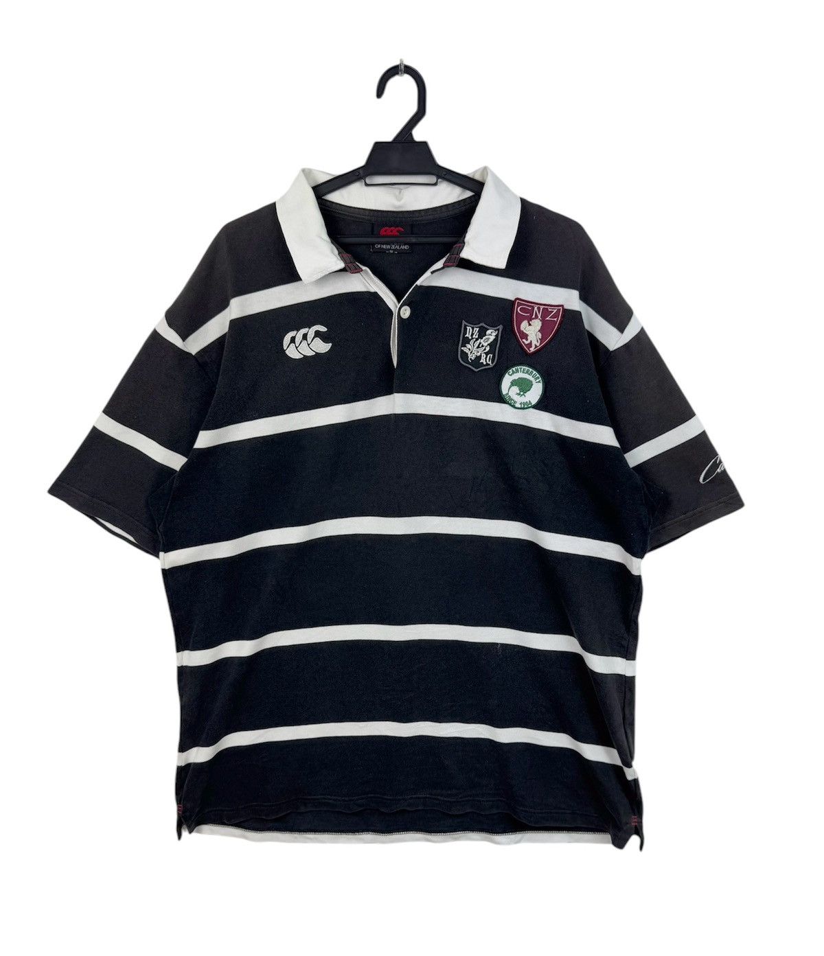 Canterbury of New Zealand × Vintage Sunfaded Canterbury Stripe Tshirt Size US XXL / EU 58 / 5 - 1 Thumbnail