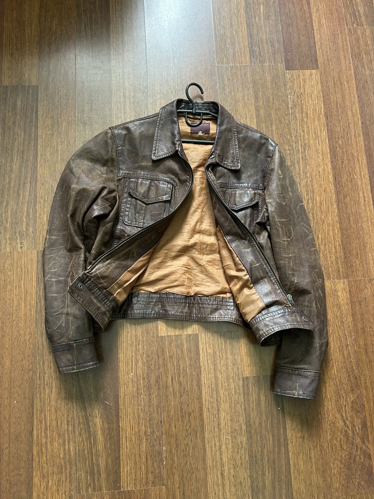 Absolut Joy Vintage Absolut Joy 80s Leather Bomber Jacket Archive Size M Size US M / EU 48-50 / 2 - 10 Thumbnail