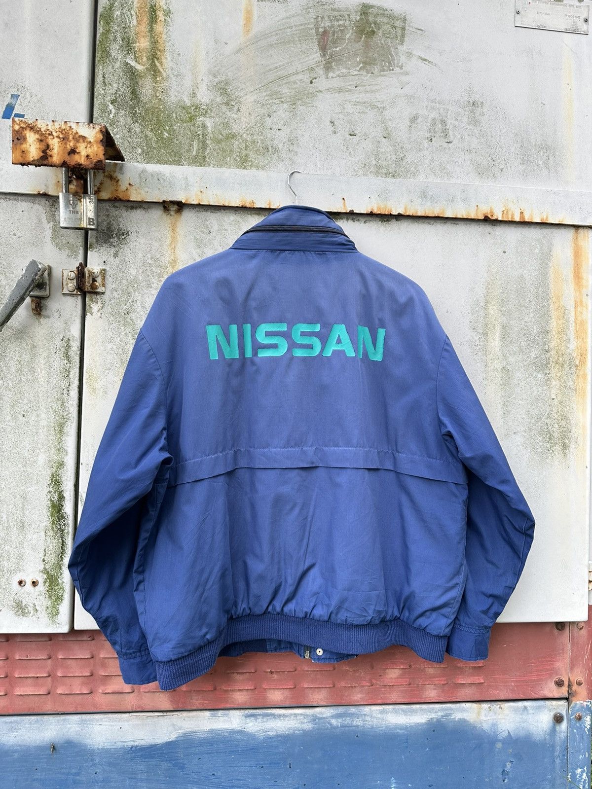 Vintage 👹Vintage Faded Nissan Hiteq Bomber Jacket Size US M / EU 48-50 / 2 - 7 Thumbnail