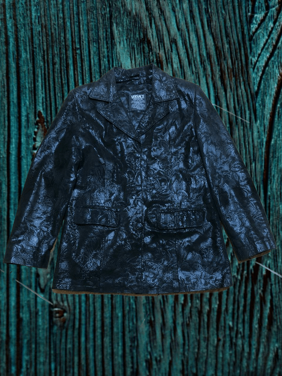 Versace Jeans Couture Versace Jeans Couture Leather Snakeskin Jacket Size US L / EU 52-54 / 3 - 1 Thumbnail
