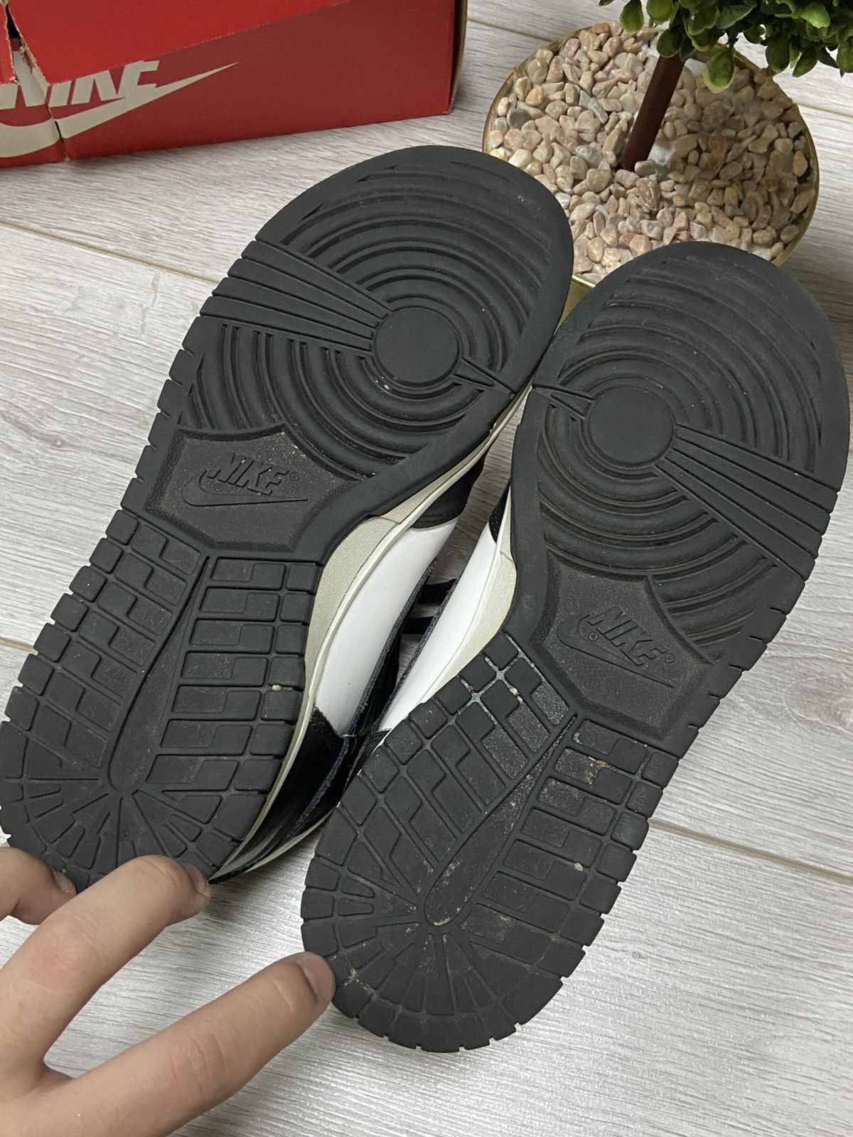 Nike Nike dunk retro black white high with box Size US 8.5 / EU 41-42 - 13 Thumbnail