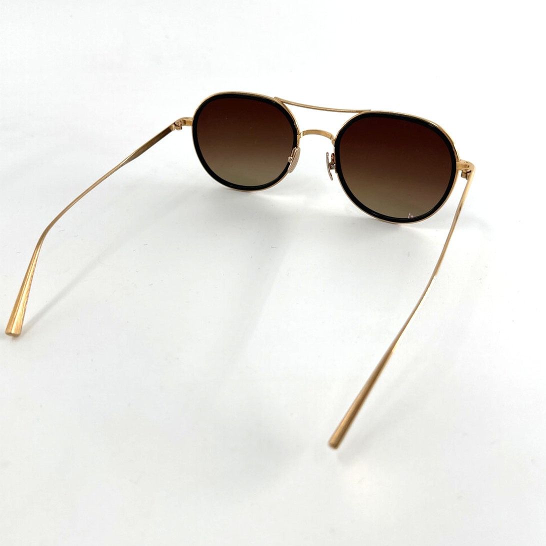SALT. Optics Salt. Brushed Gold Black Polarized Desna Sunglasses Size ONE SIZE - 8 Thumbnail