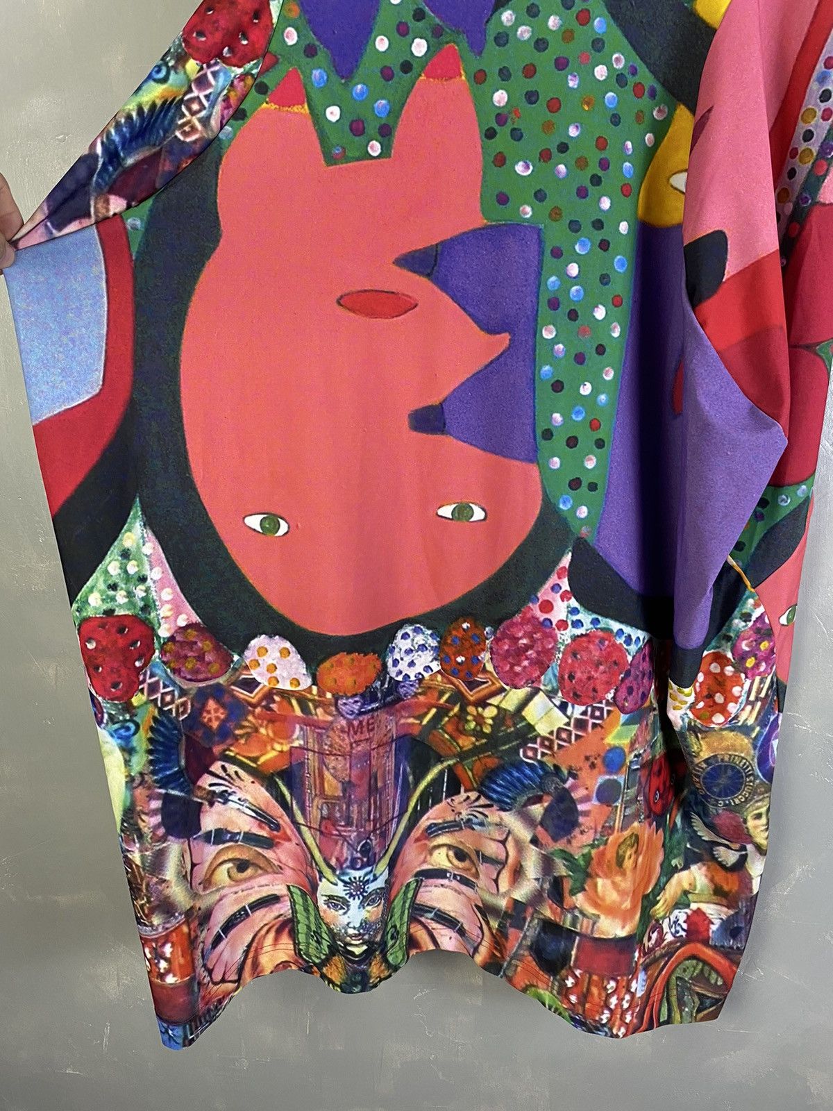 Comme des Garcons CDG SS18 “Artwork by Serge Vollin” Printed Dress Size S / US 4 / IT 40 - 6 Thumbnail