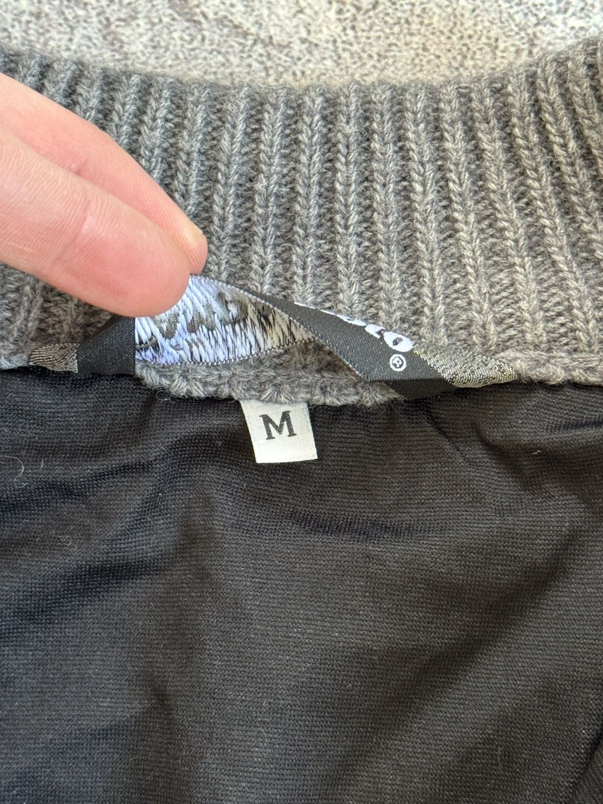 Moods of Norway F.LLI Campagnolo 1/4 zip sweater knitwear jumper pullover Size US M / EU 48-50 / 2 - 10 Thumbnail