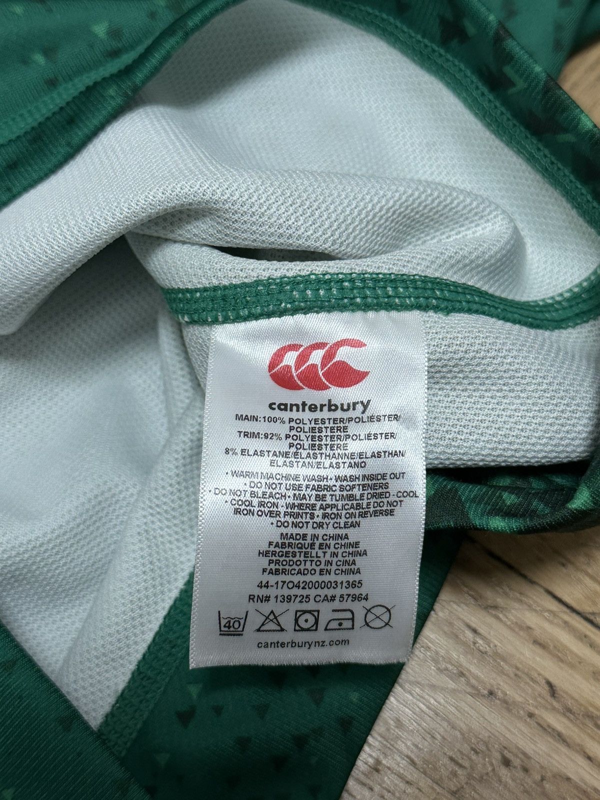 Canterbury of New Zealand Canterbury Ireland Jersey IRFU Home Shirt Vodafone Size S Size US S / EU 44-46 / 1 - 7 Thumbnail
