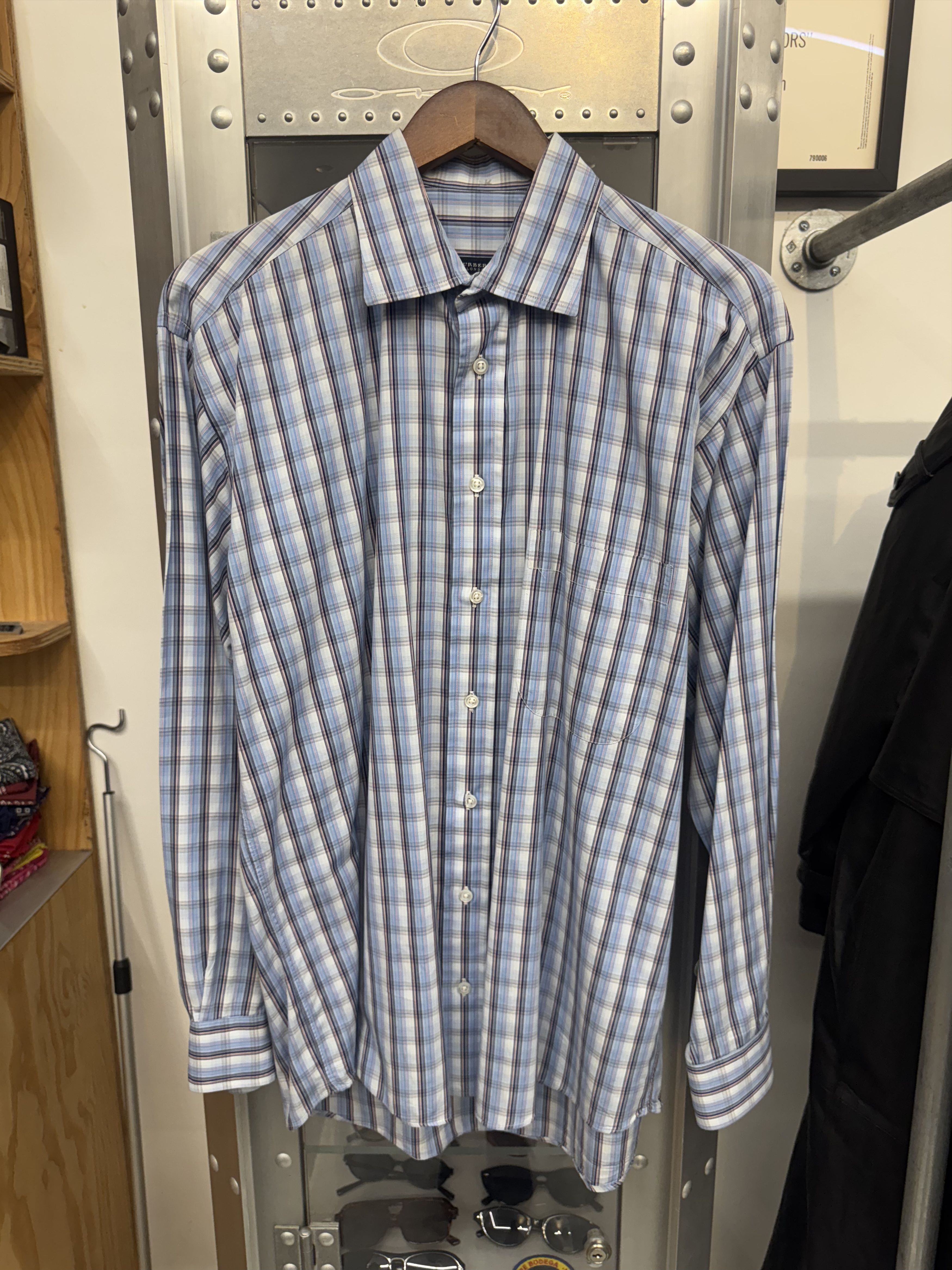 Burberry Vintage Burberry Button Up Size US M / EU 48-50 / 2 - 1 Thumbnail