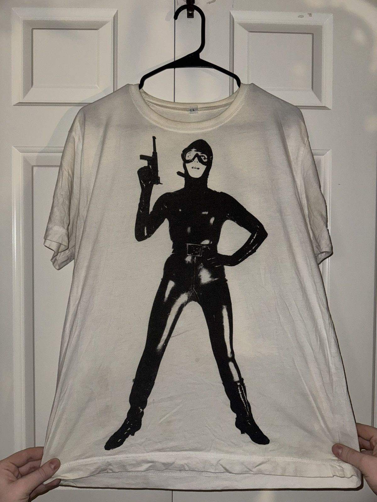 Vintage Vintage AtomAge goth/latex promo t from 1970s Size US L / EU 52-54 / 3 - 2 Thumbnail