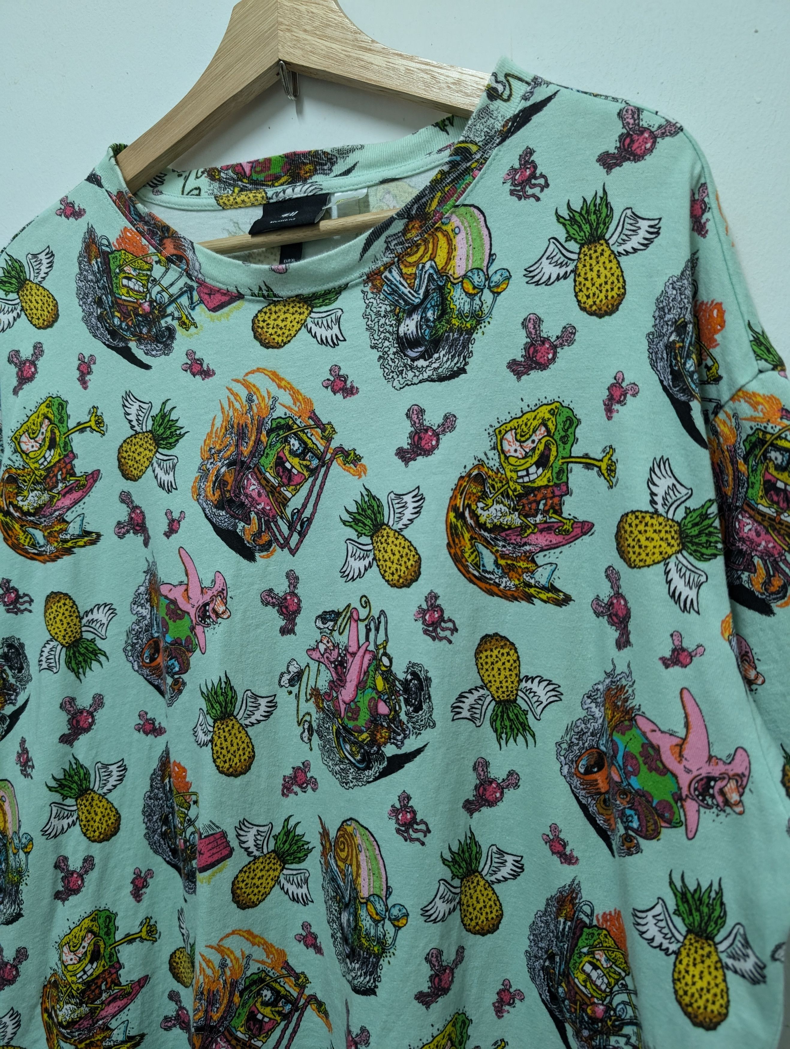 Cartoon Network × H&M H&M SpongeBob SquarePants AOP Size US XL / EU 56 / 4 - 3 Thumbnail