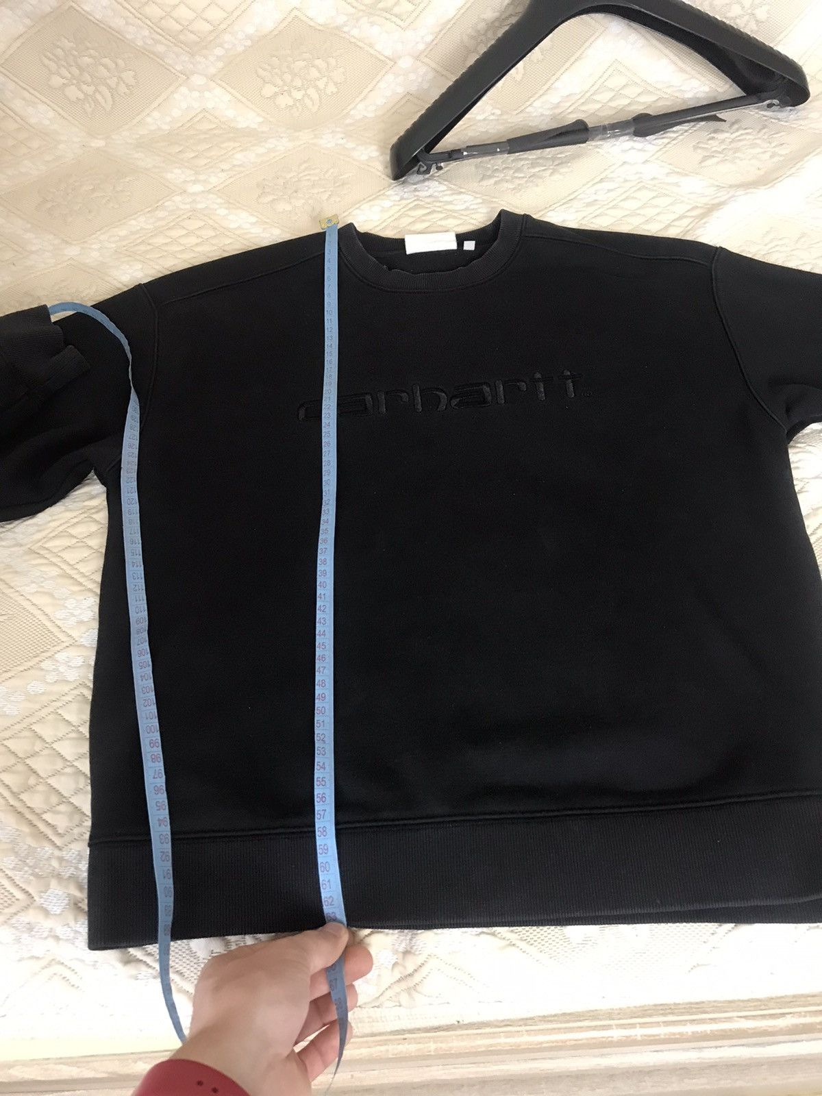 Carhartt × Carhartt Wip 🥷 Vintage Carhartt Big Logo Y2K Sweatshirt Distressed 🔥 Size US S / EU 44-46 / 1 - 14 Thumbnail