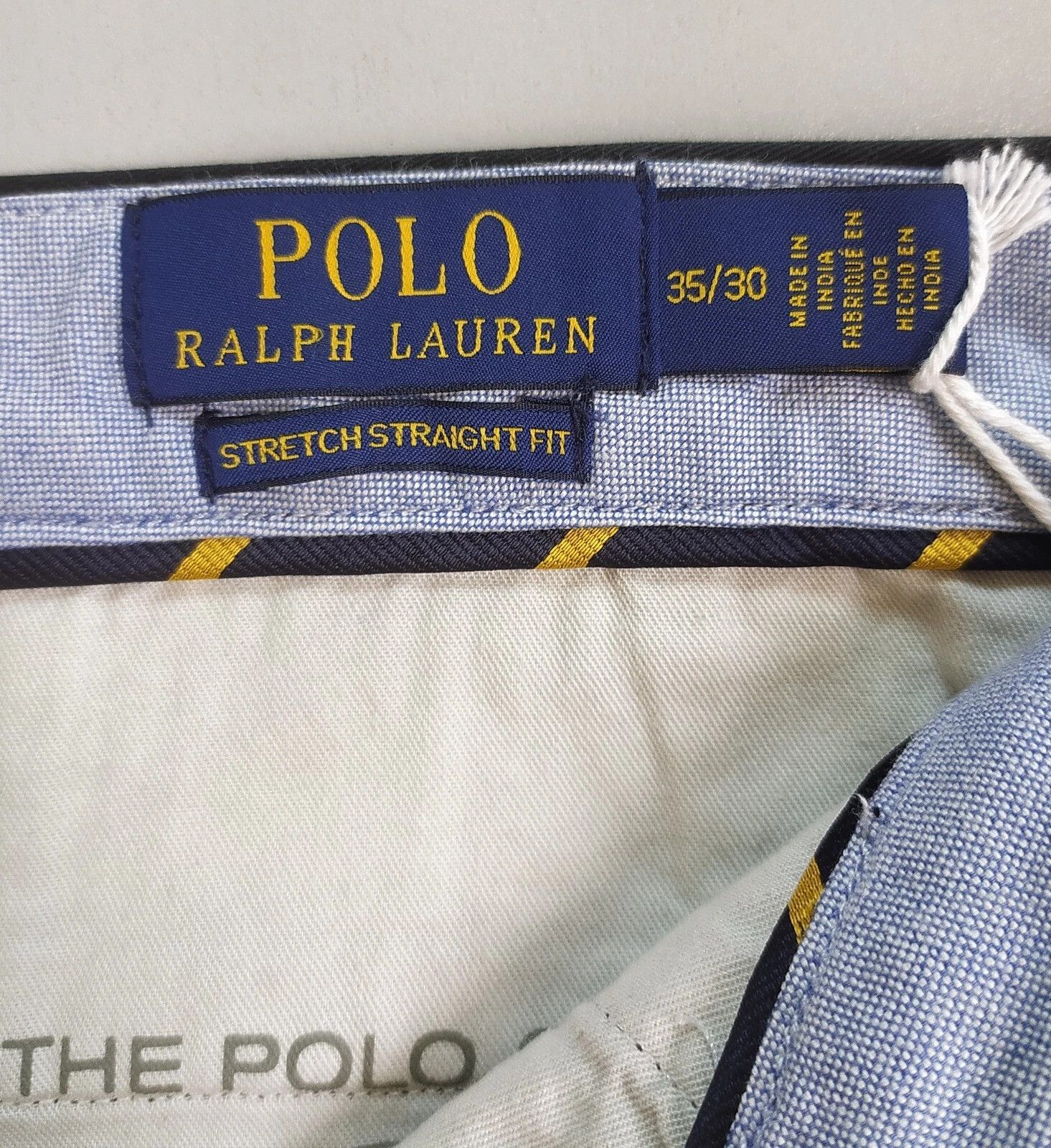 Polo Ralph Lauren Polo Ralph Lauren Stretch Straight Fit Chino Pant T 0055 Size US 35 - 5 Thumbnail