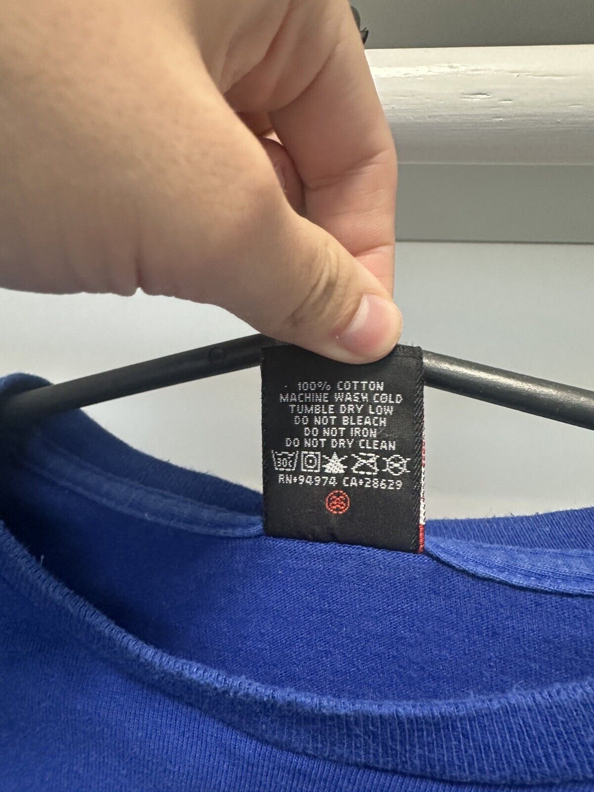 Stussy Stussy Men's Vintage Blue Big Logo T-Shirt Size M Size US M / EU 48-50 / 2 - 5 Thumbnail
