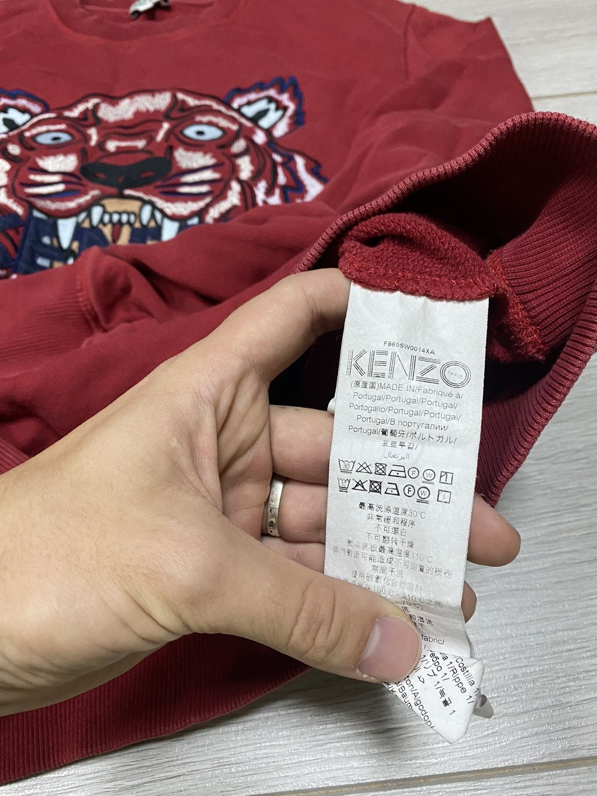Kenzo Kenzo Paris tiger 🐯 big logo sweatshirt Size US S / EU 44-46 / 1 - 4 Thumbnail