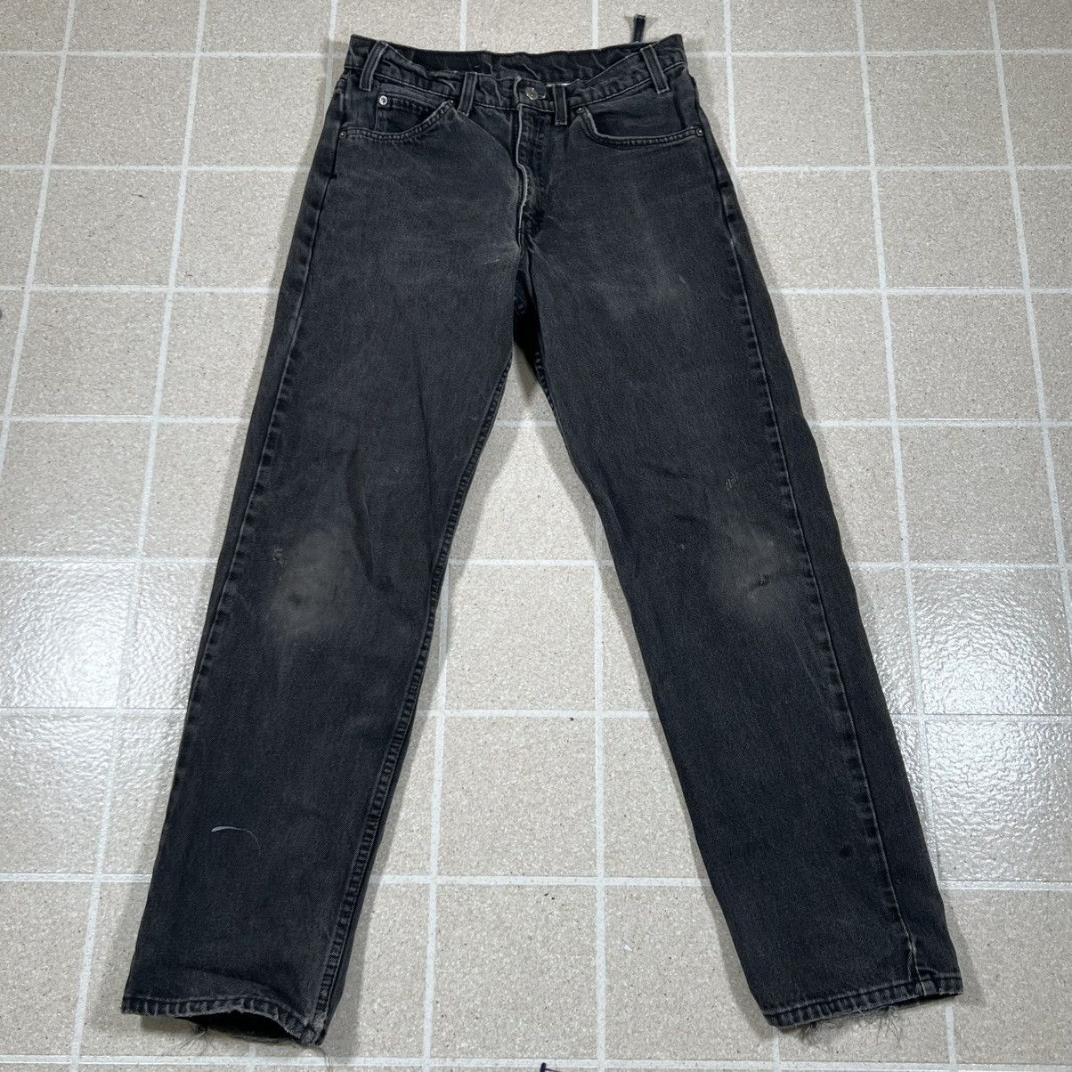 Levi's Vintage Levi’s 550 30x32 Black Orange Tab Jeans MADE IN USA Size US 30 / EU 46 - 8 Thumbnail