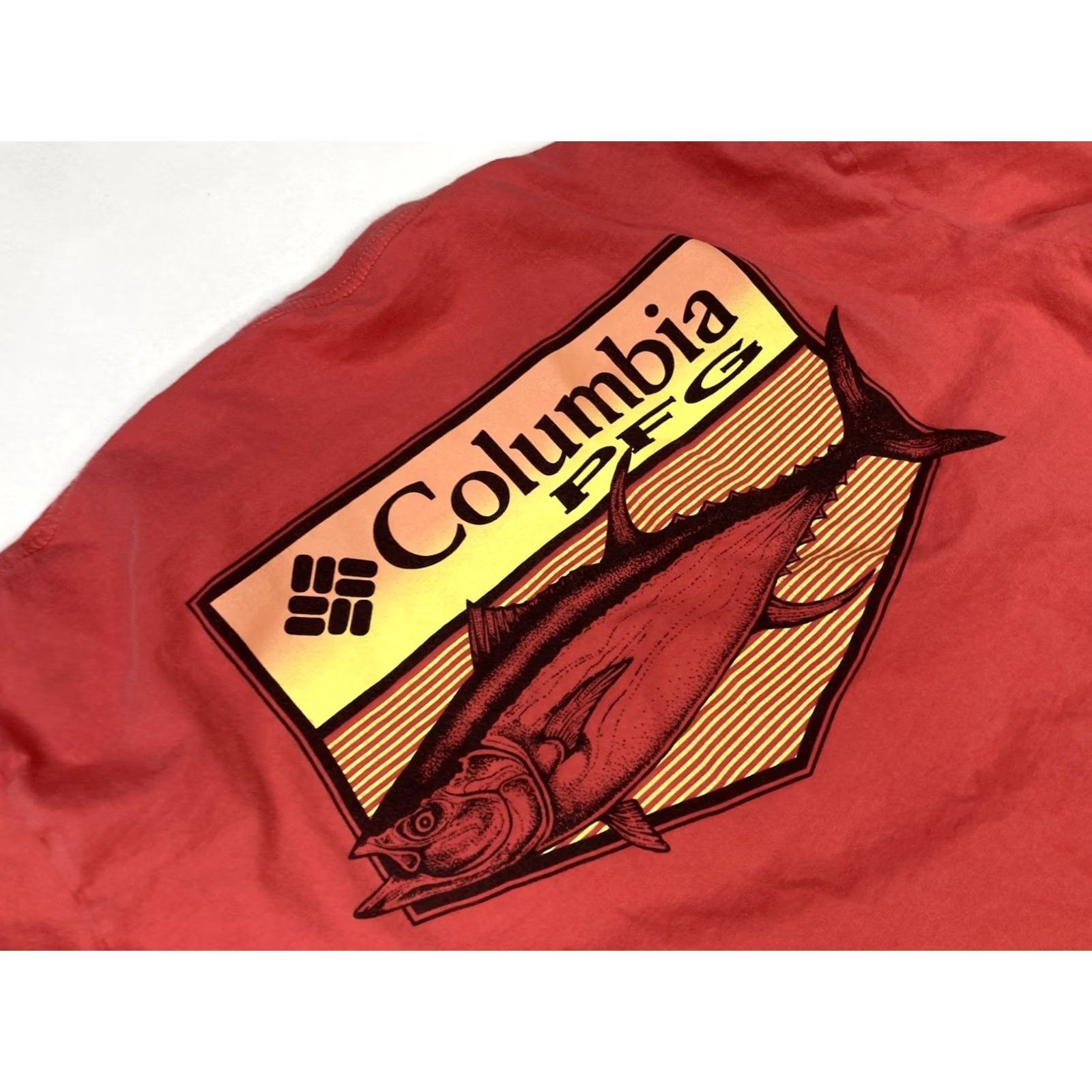 Vintage Columbia T-Shirt Men XL Red Fish Graphic Print Crew Neck Short Sleeve Size US XL / EU 56 / 4 - 2 Thumbnail