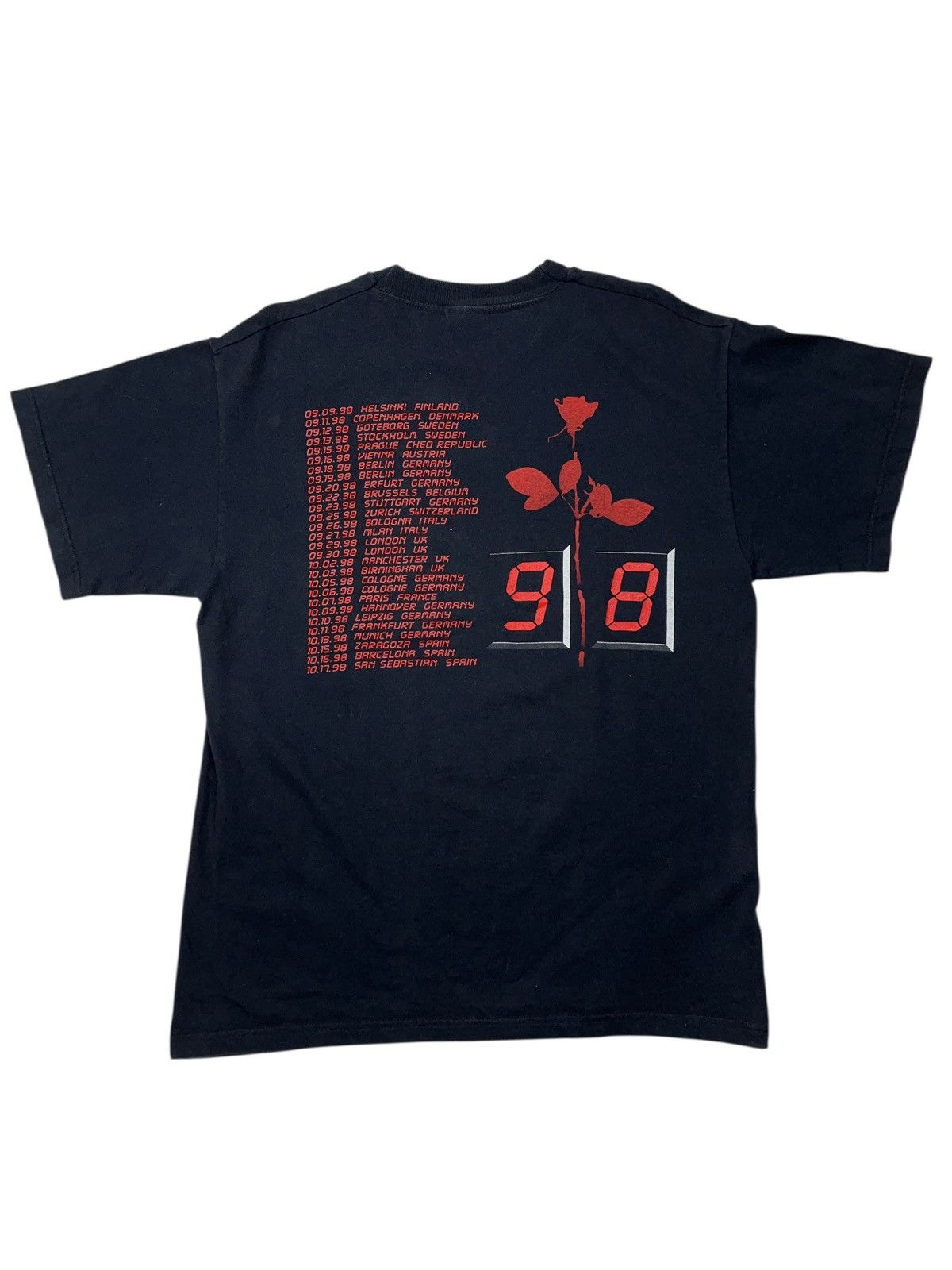 Band Tees Vintage 1998 Depeche Mode World Tour T-shirt Size US L / EU 52-54 / 3 - 2 Thumbnail