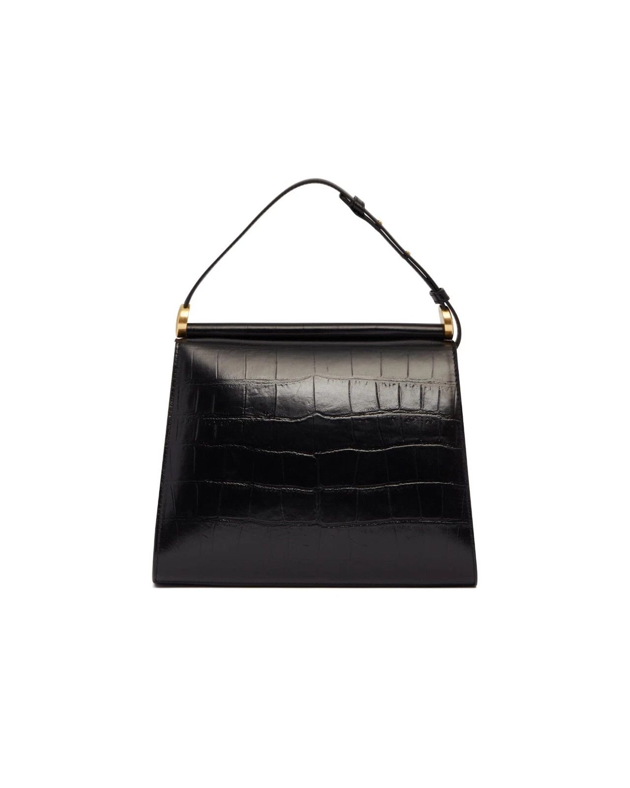 Jil Sander JIL SANDER Ghost Black Embossed Shoulder Bag New Size ONE SIZE - 4 Thumbnail