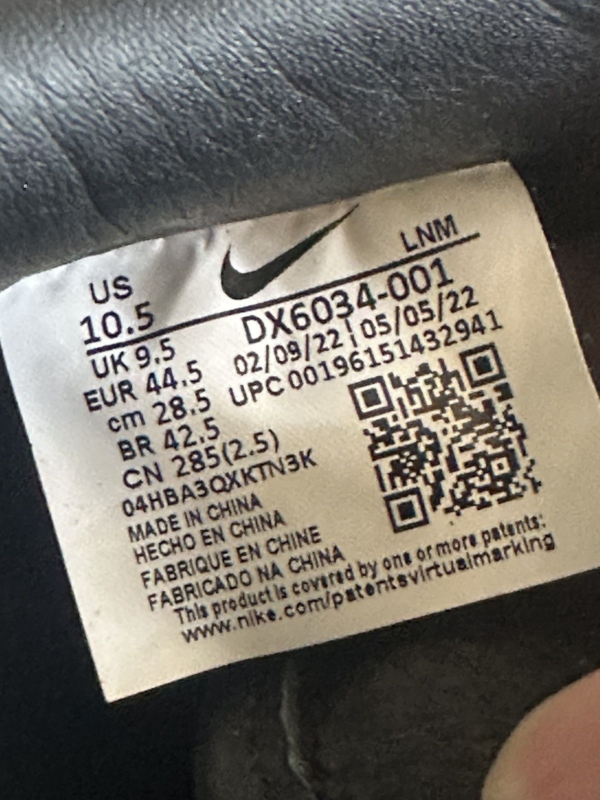 Nike Nike Air Force 1 Low 40th Anniversary Editio Size US 10.5 / EU 43-44 - 7 Thumbnail