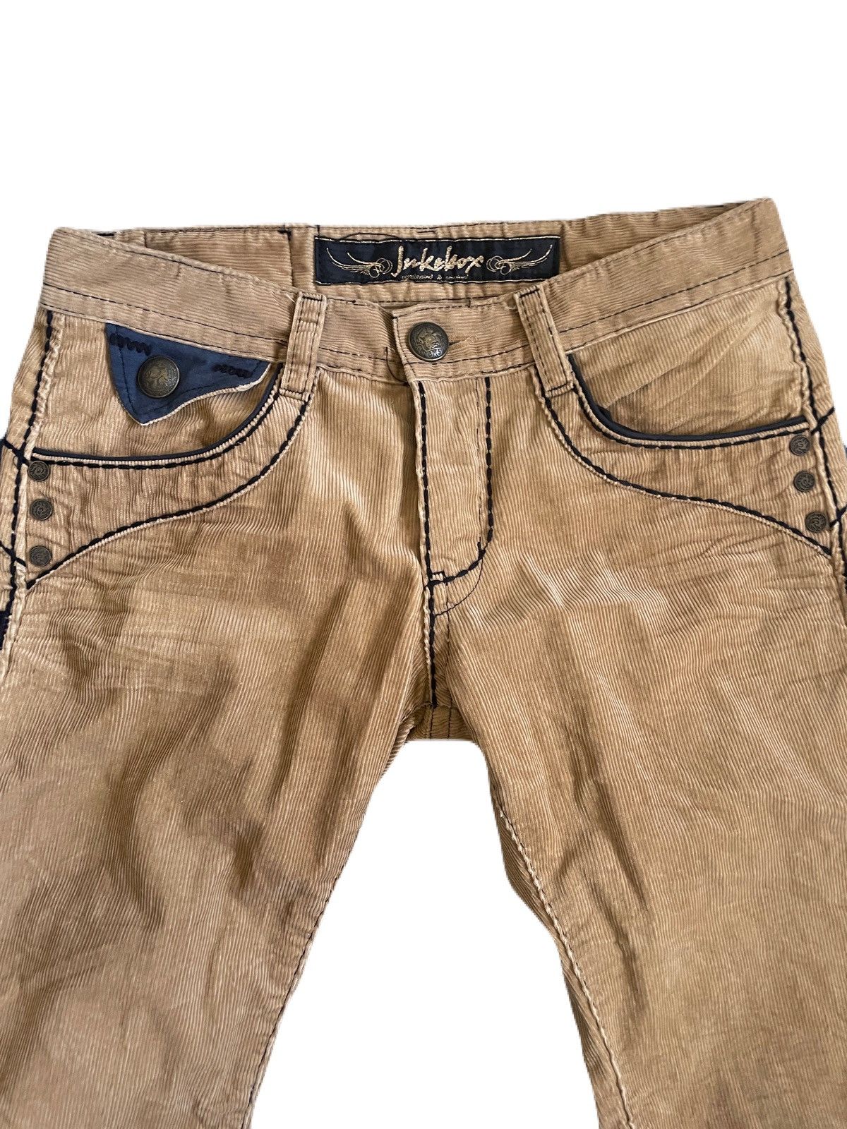 If Six Was Nine 2000s Japanese archive vkei button stitch corduroy pants Size US 31 - 6 Thumbnail